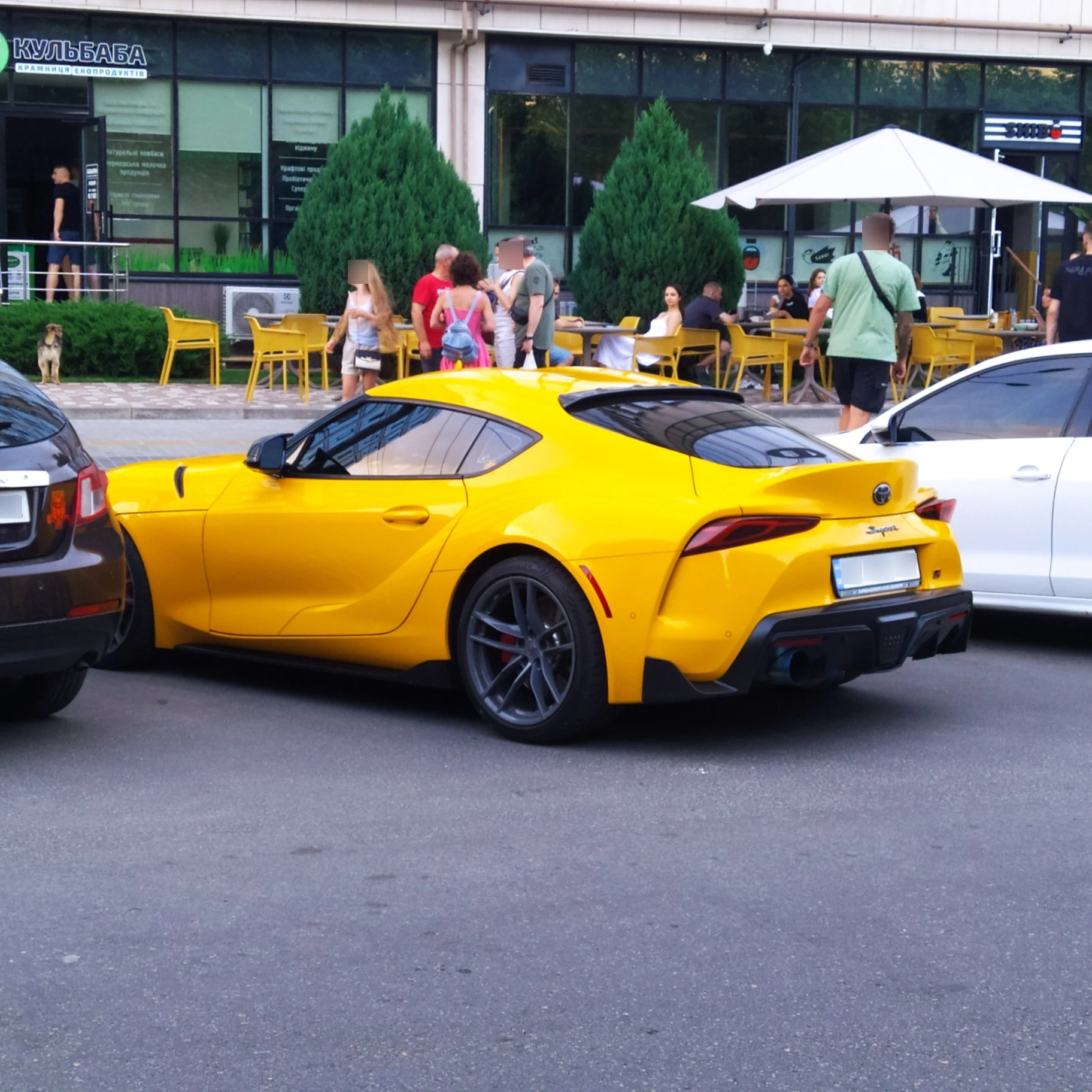 Toyota GR Supra A90 spotted in Dnipro, Ukraine