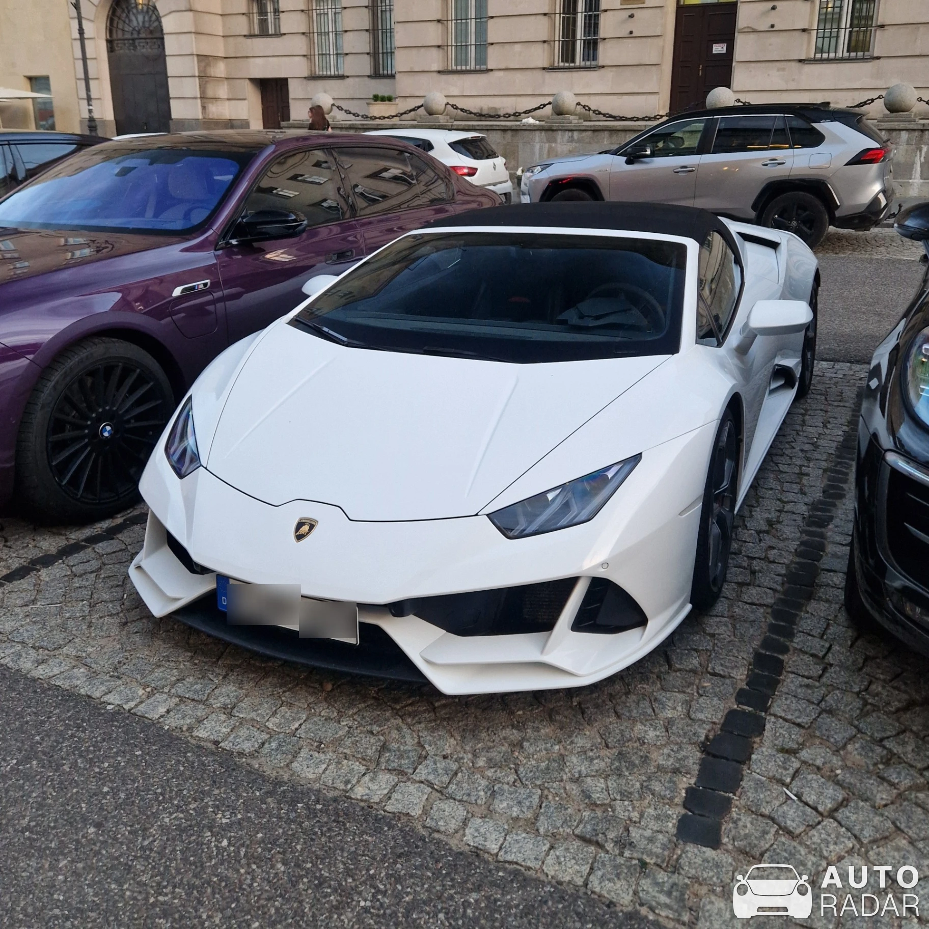Lamborghini Huracán LP640-4 EVO Spyder spotted in Warszawa, Polska