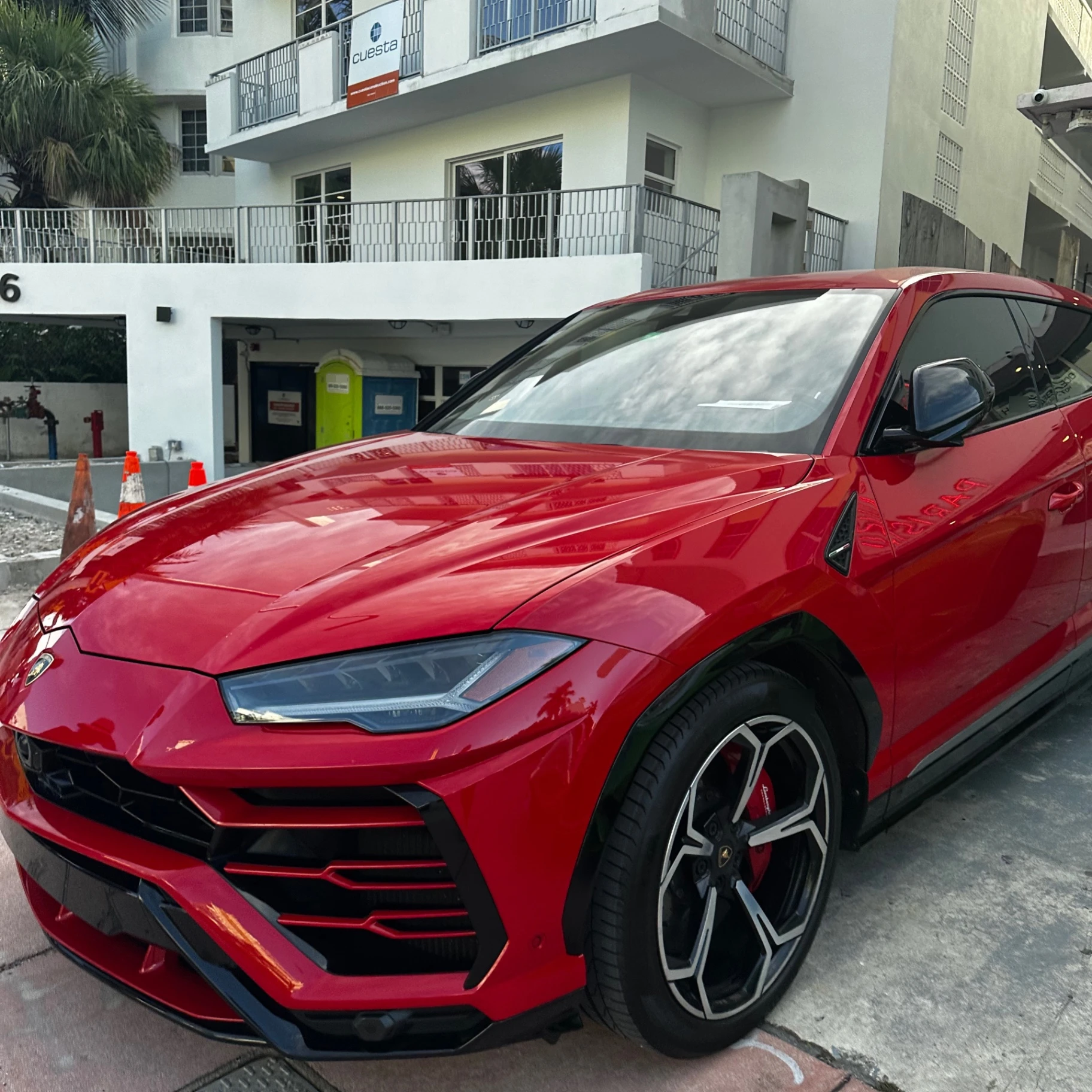 Lamborghini Urus spotted in Miami Beach, United States
