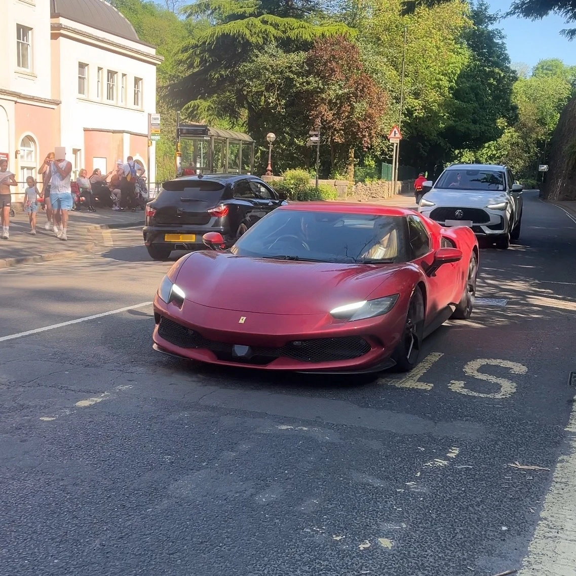 Ferrari 296 GTB spotted in Matlock, United Kingdom
