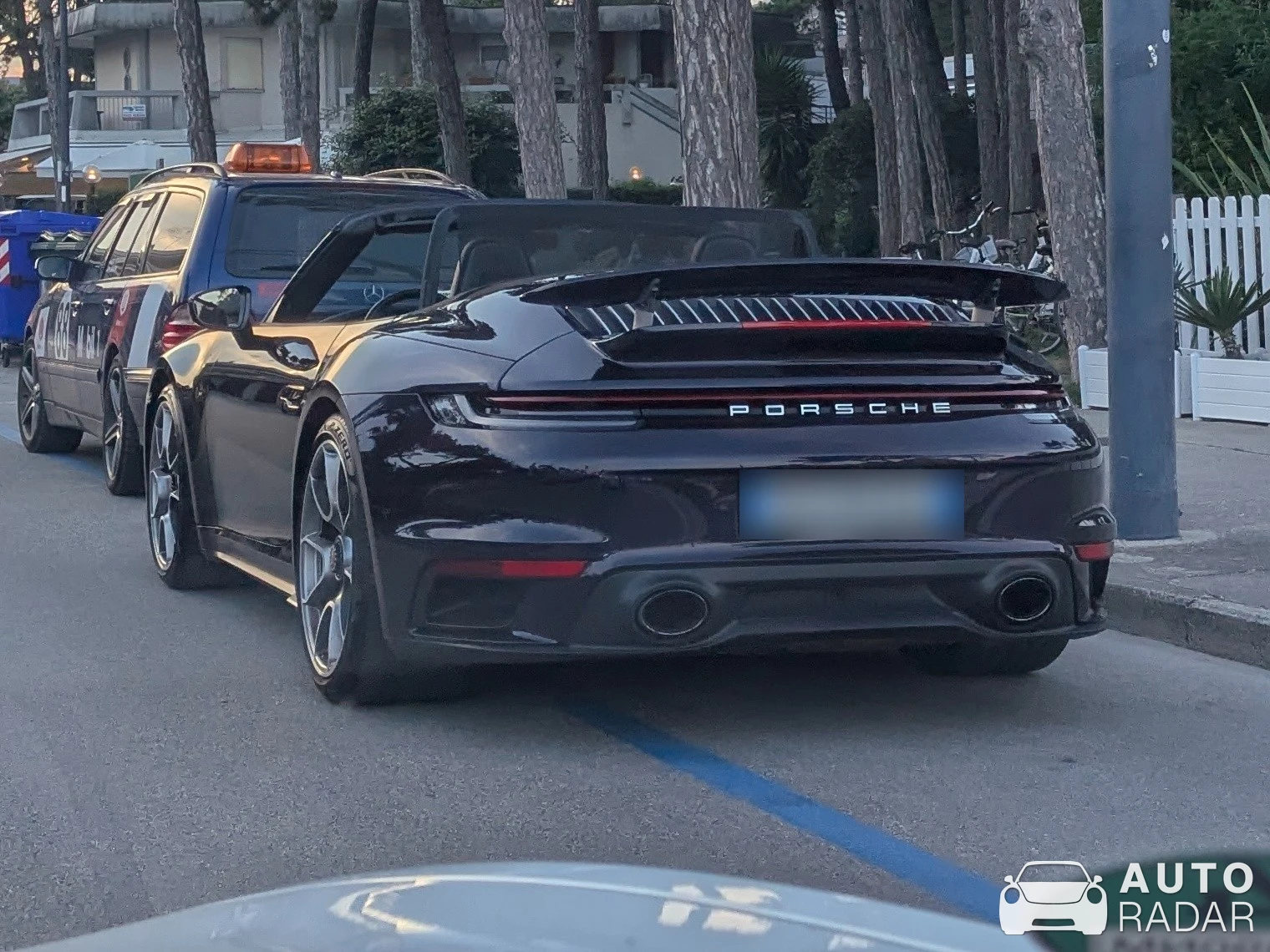 Porsche 992 Turbo S Cabriolet MkI spotted in Bibione