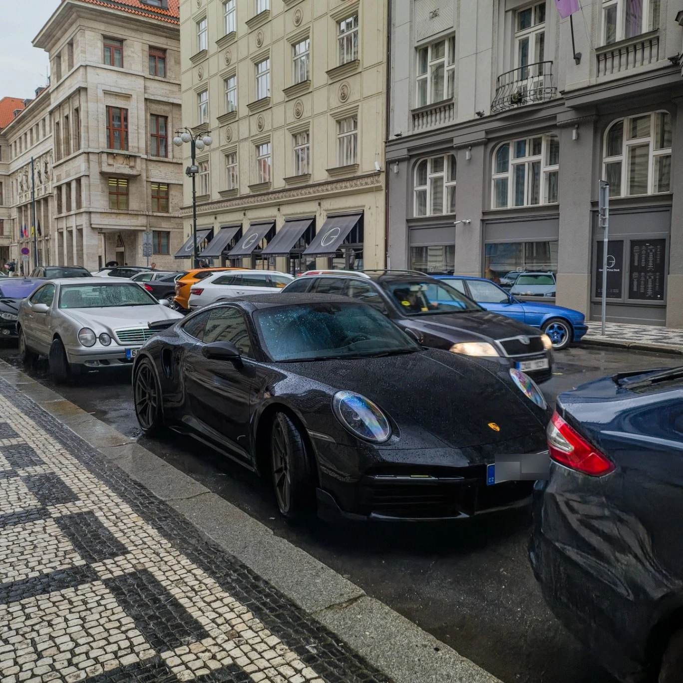 Porsche 992 Turbo S MkI spotted in Praha 1, Czechy