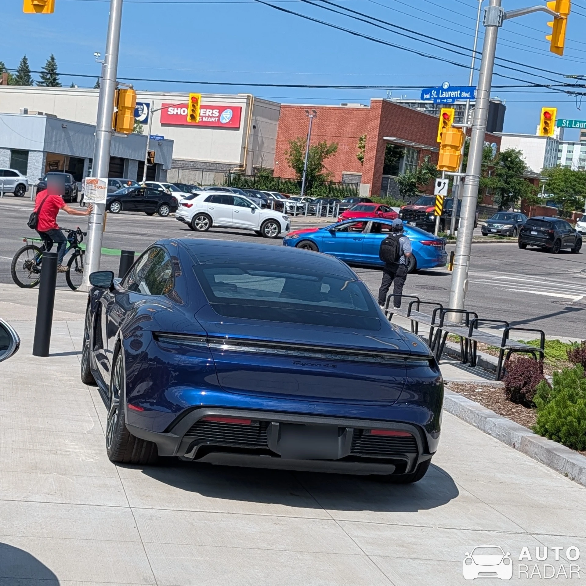 Porsche Taycan 4S spotted in Ottawa
