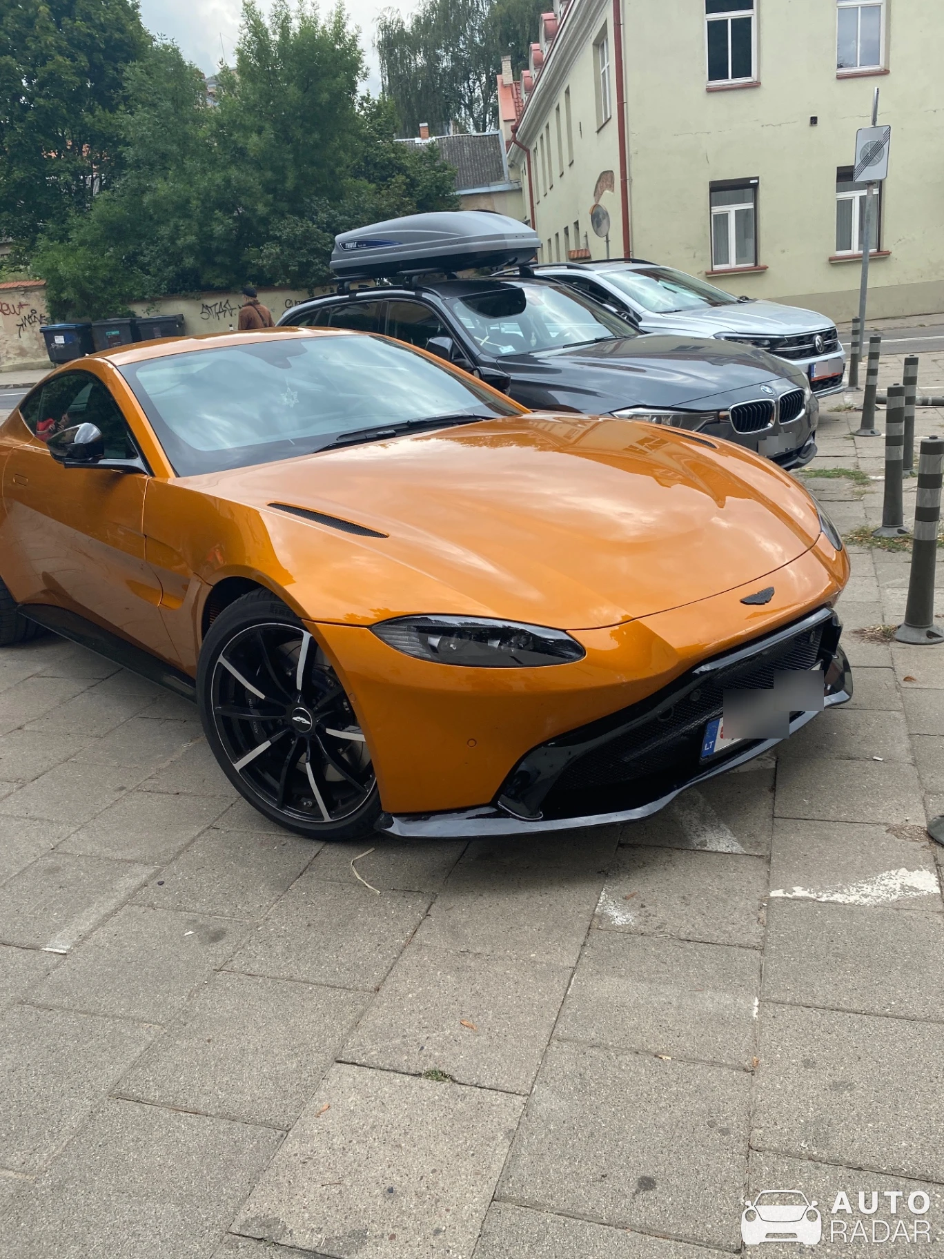 Aston Martin Vantage spotted in Vilnius, Lithuania