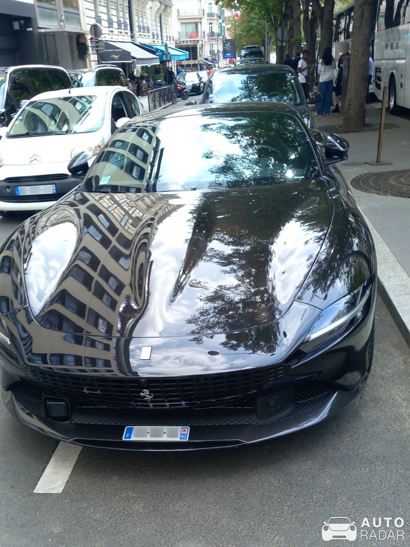 Ferrari Roma spotted in Paris, France