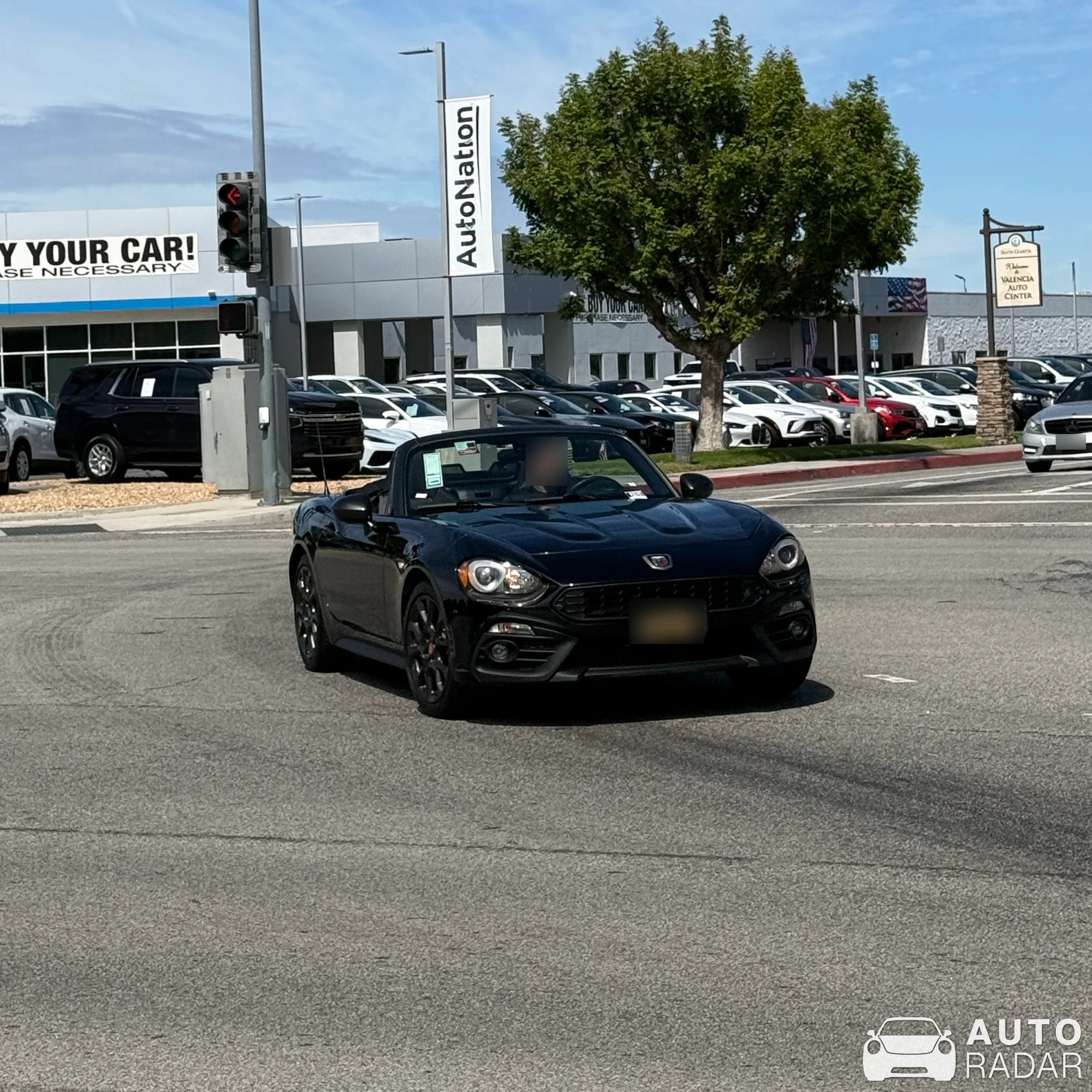 Abarth 124 spotted in Santa Clarita