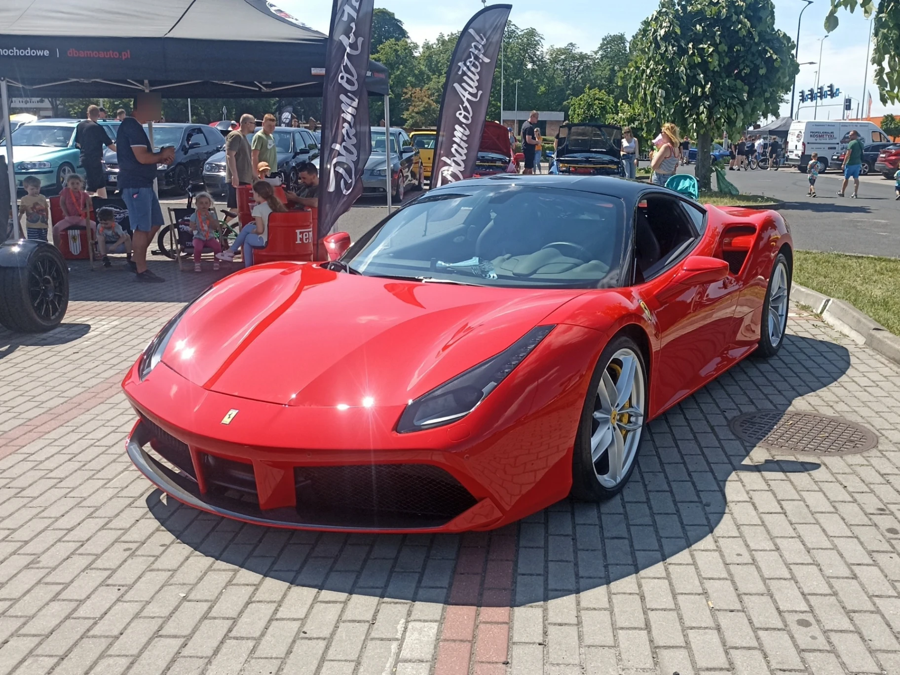 Ferrari 488 GTB spotted in Włocławek, Poland