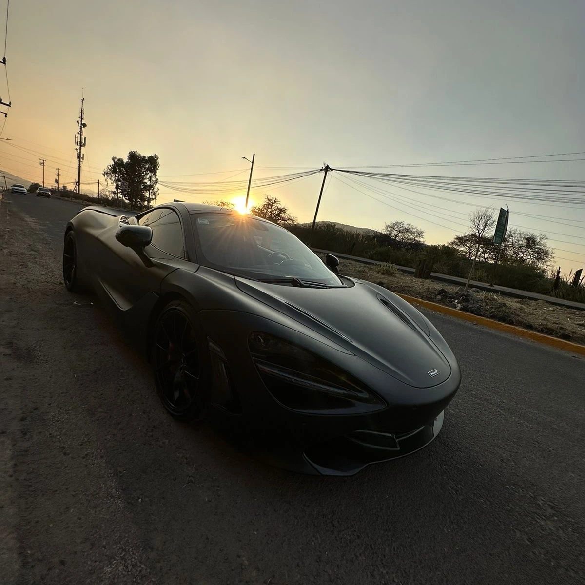 McLaren 720S spotted in Rancho Blanco Ejido de Espíritu Santo, Mexico