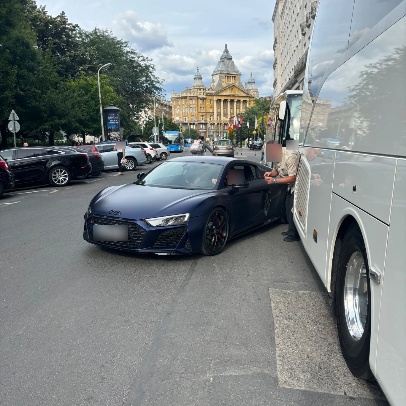 Audi R8 V10 spotted in Budapest, Magyarország
