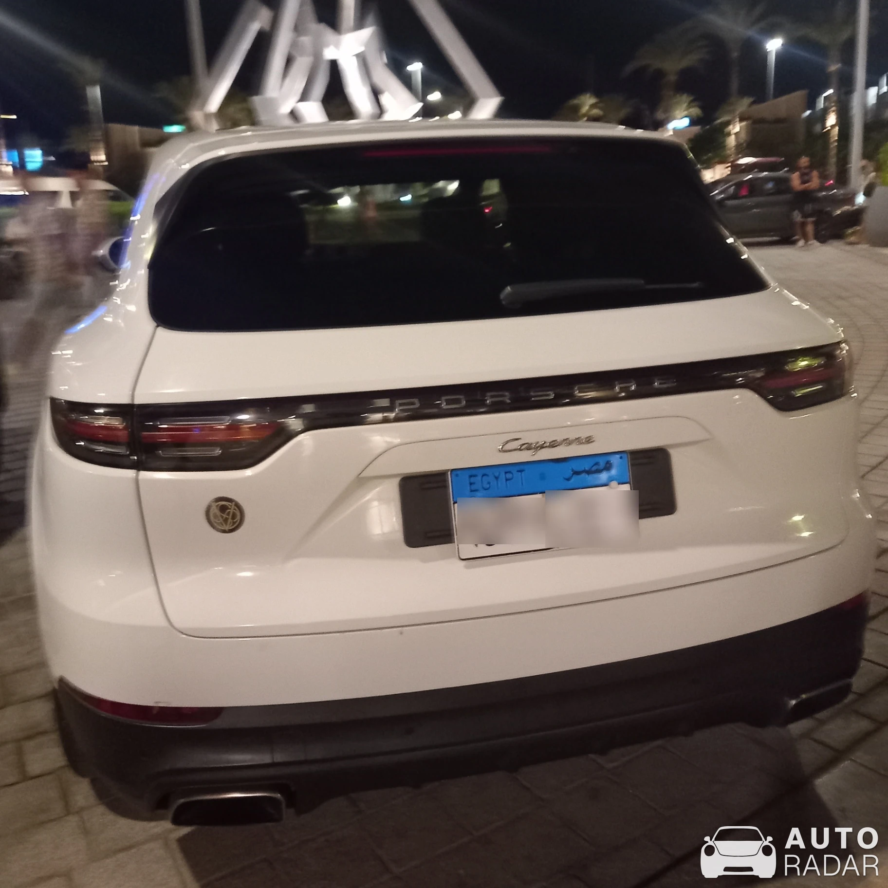 Porsche Cayenne 2018 spotted in العلمين, Egypt