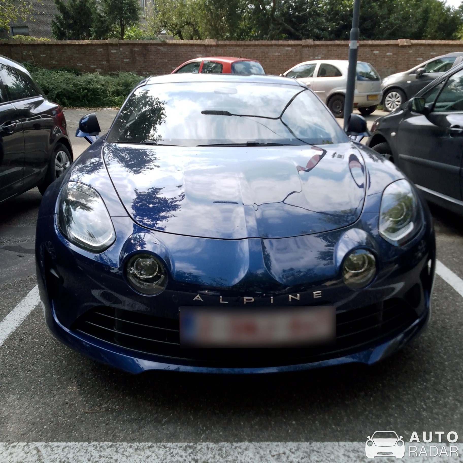 Alpine A110 Légende spotted in Baarle-Nassau
