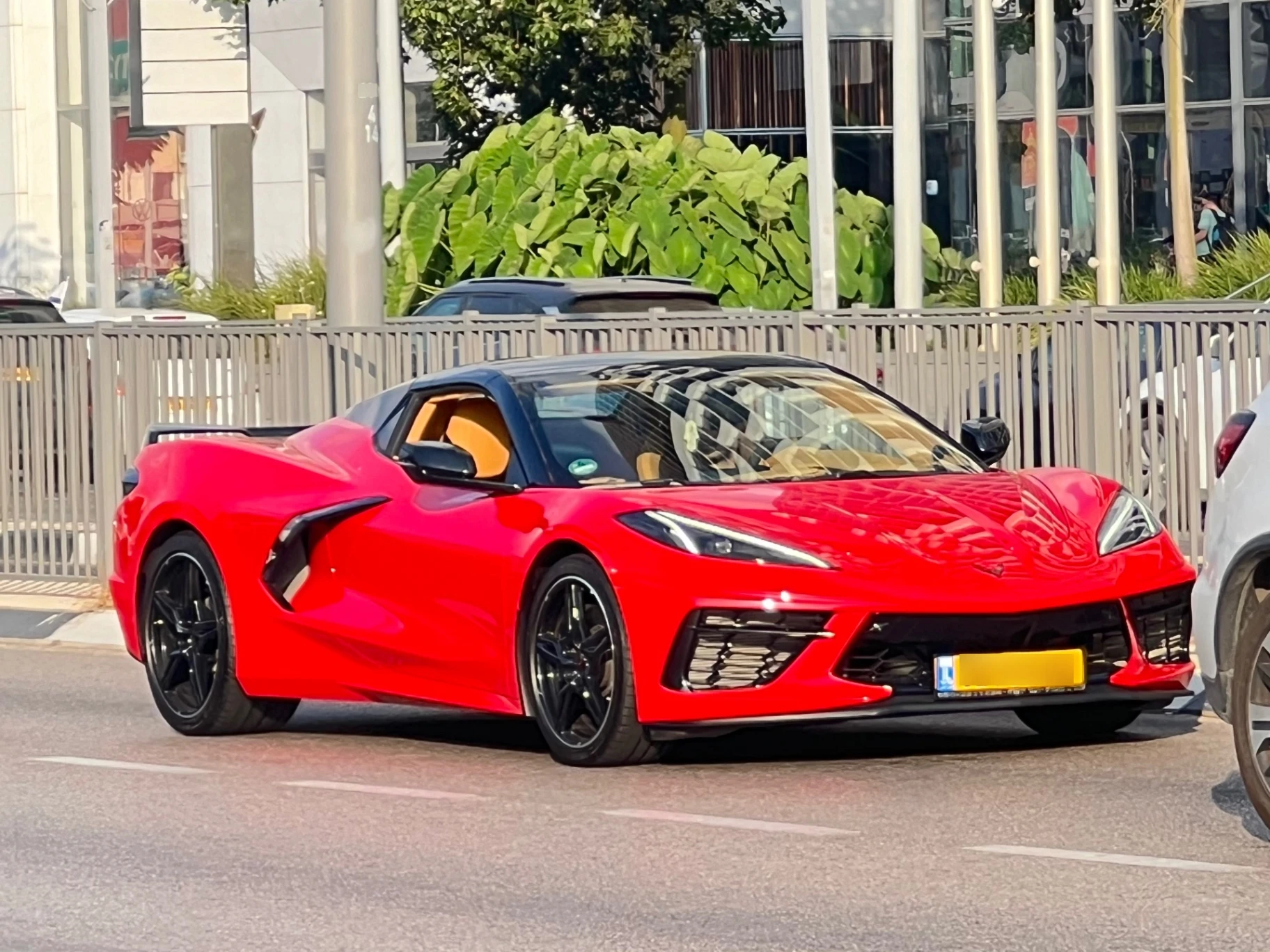 Chevrolet Corvette C8 spotted in Ramat Gan, Israel