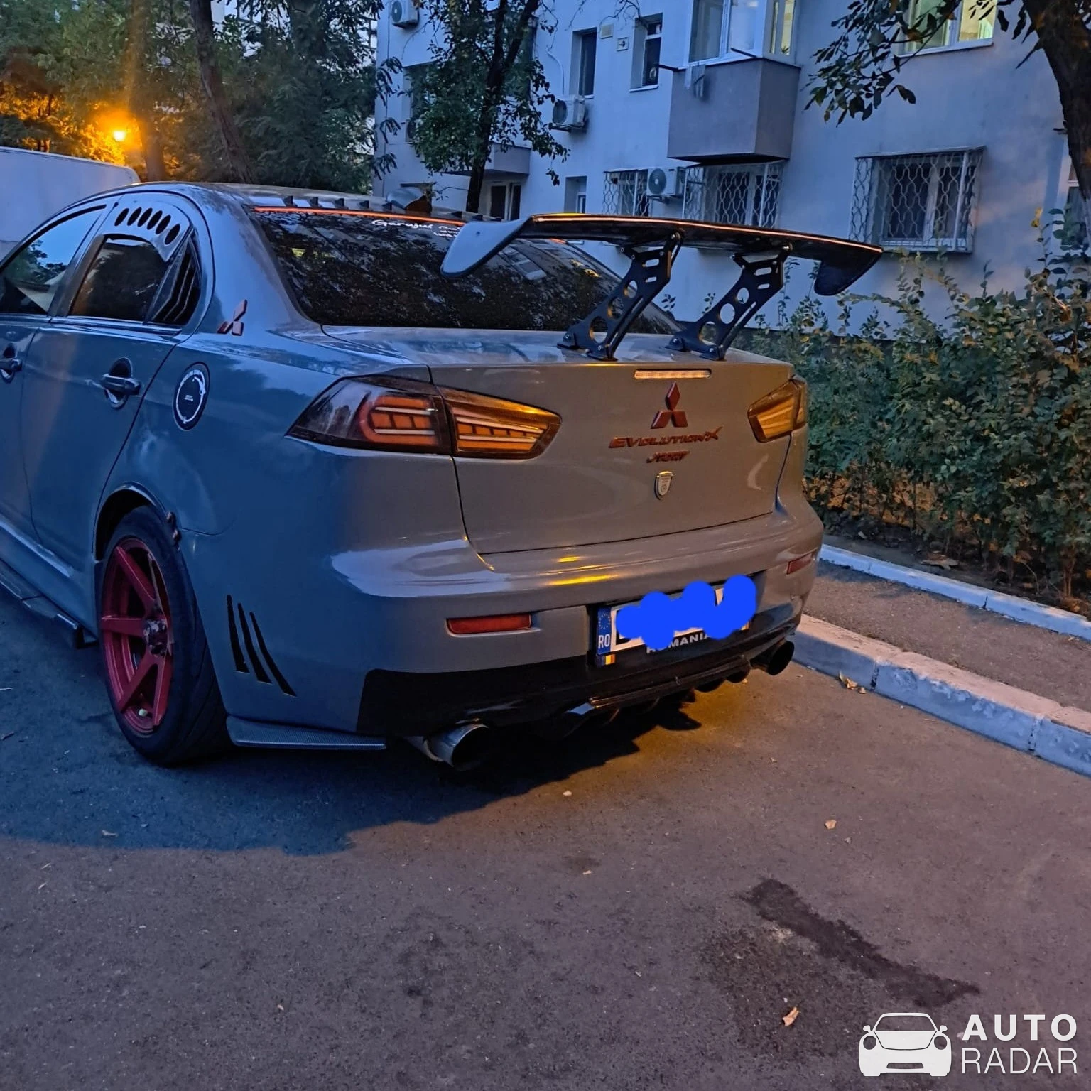 Mitsubishi Lancer Evolution X spotted in București, Romania