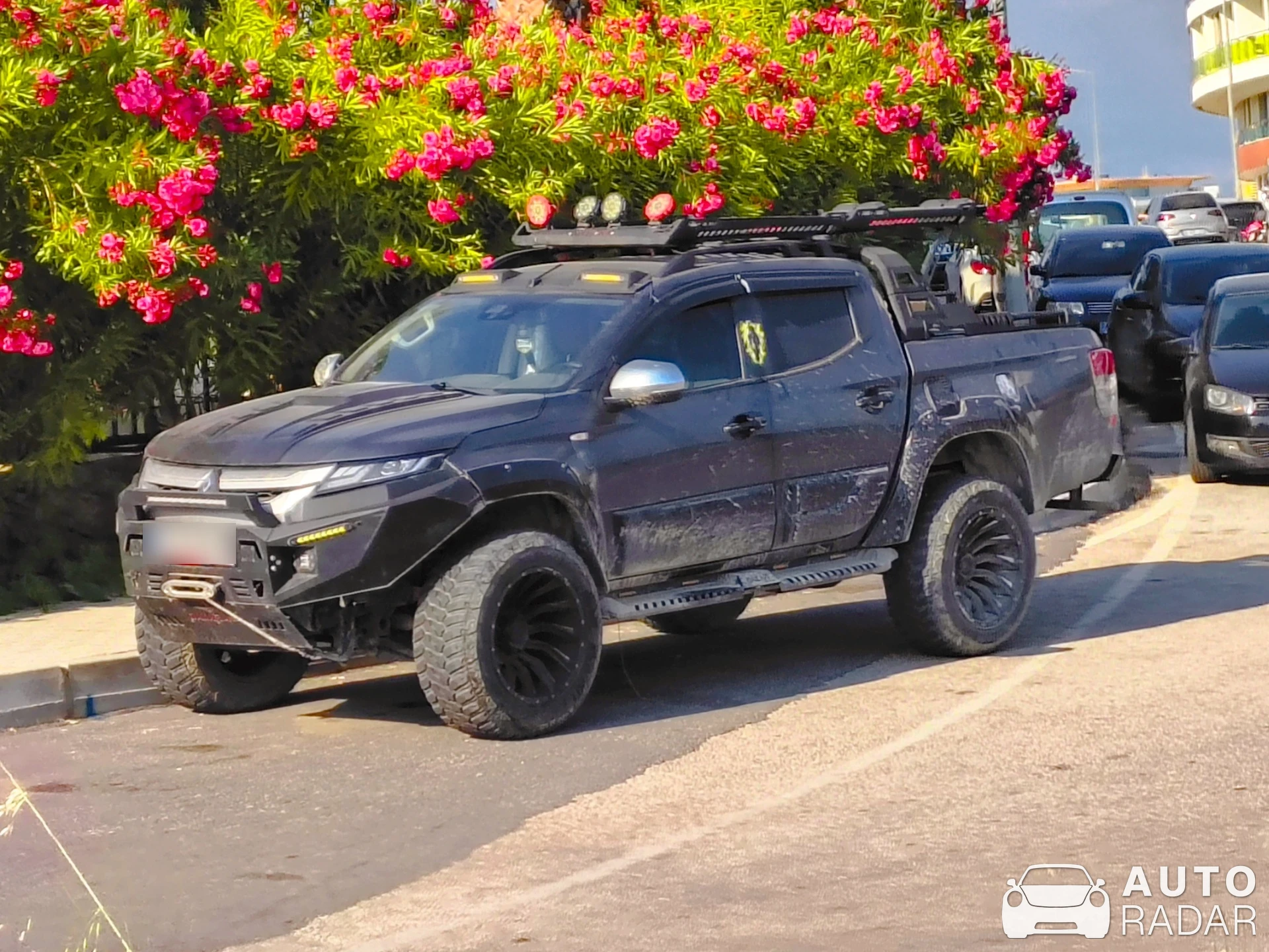Mitsubishi L200 spotted in Alanya