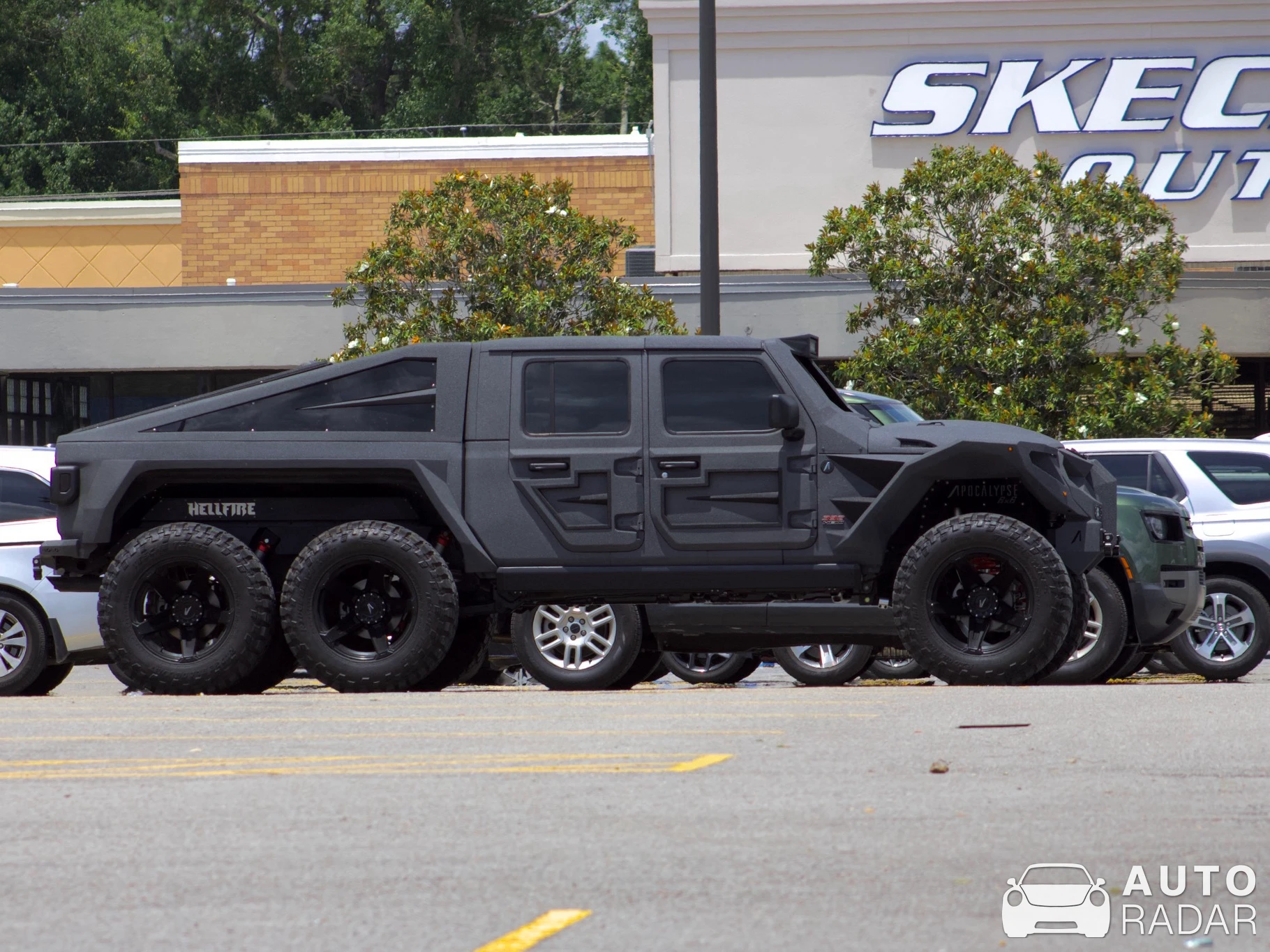 Jeep Gladiator Apocalypse Hellfire 6x6 spotted in Lafayette
