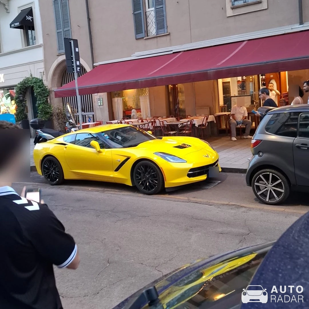 Chevrolet Corvette C7 Stingray spotted in Segrate