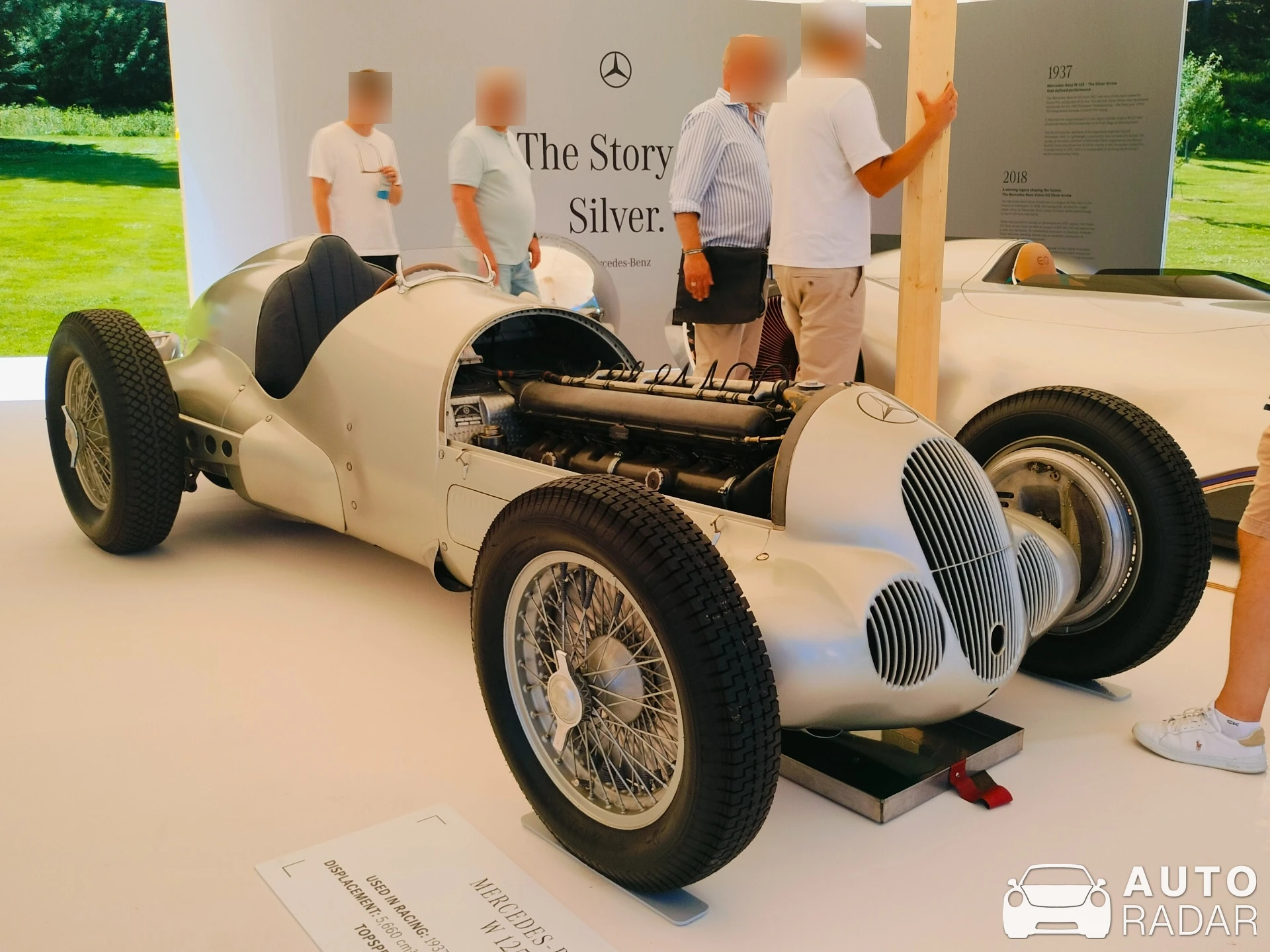 Mercedes W125 spotted in Båstad