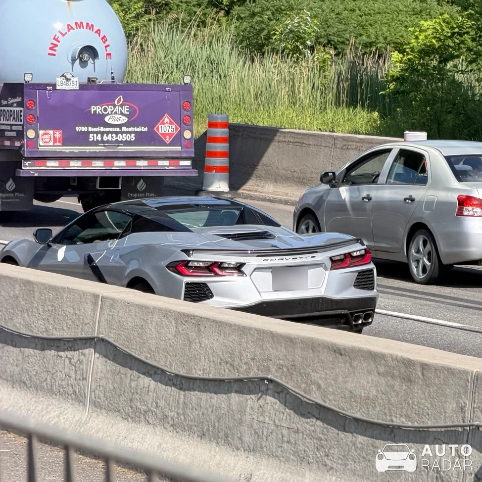 Chevrolet Corvette C8 Stingray spotted in Terrebonne