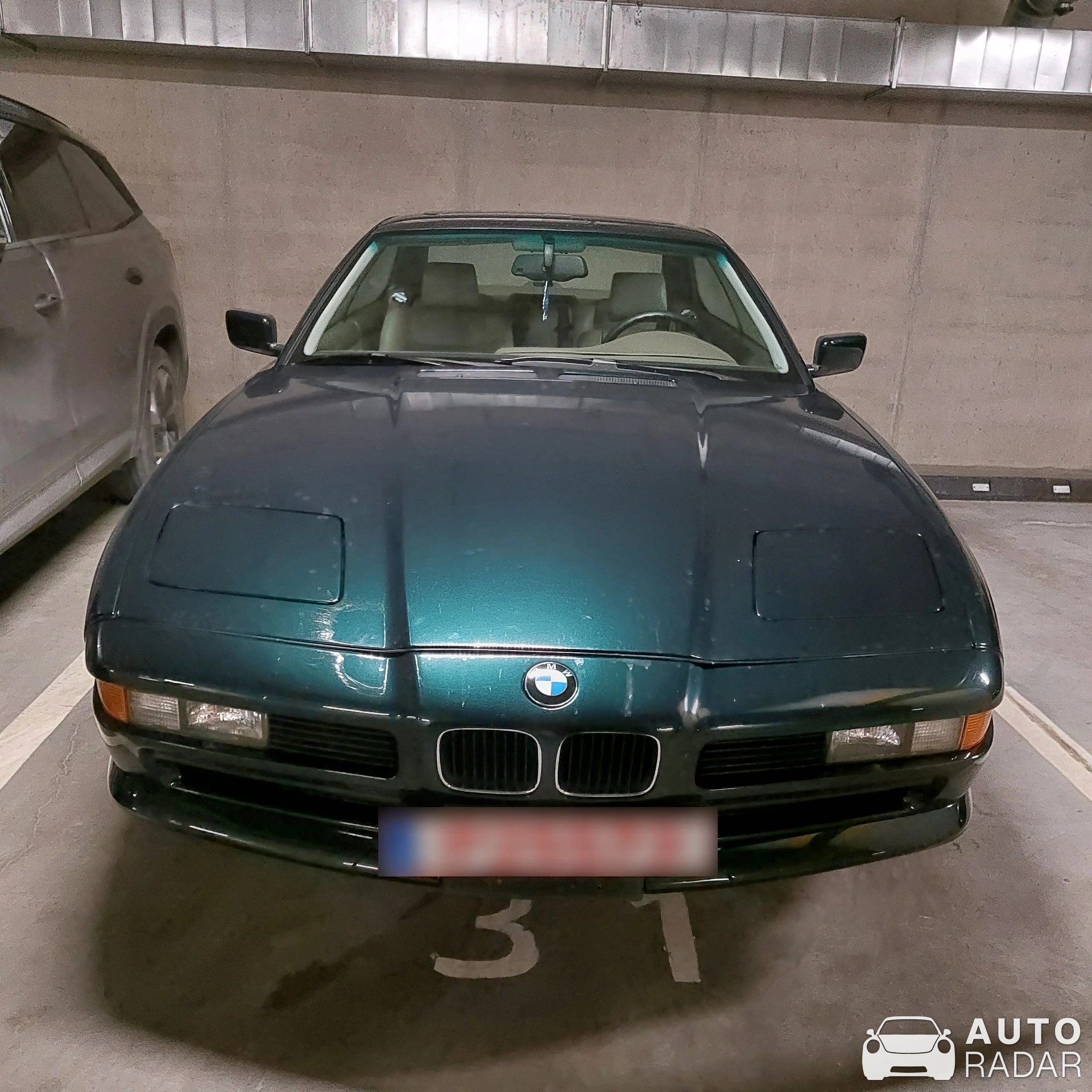 BMW 850Ci E31 spotted in Vilnius