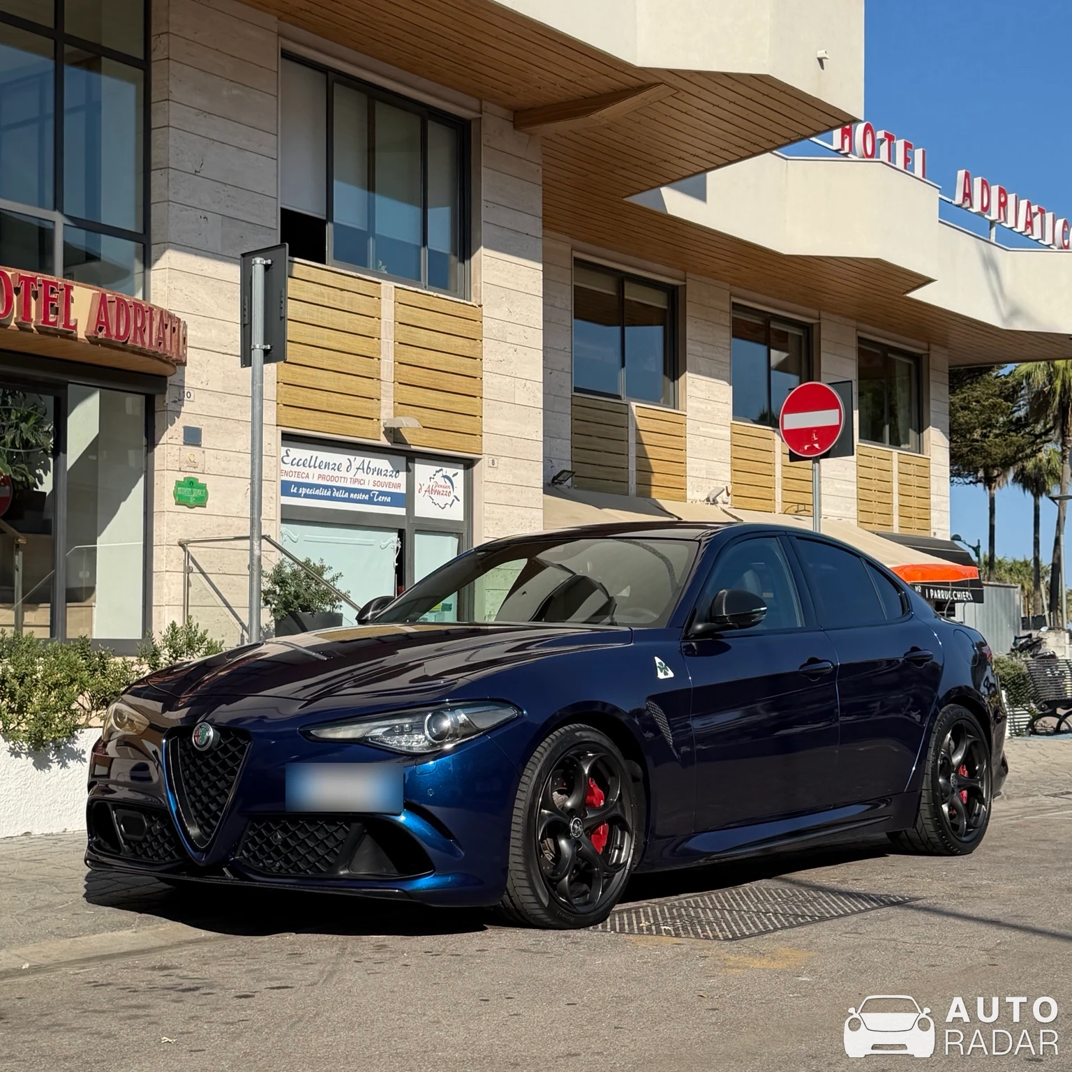 Alfa Romeo Giulia Quadrifoglio spotted in Montesilvano