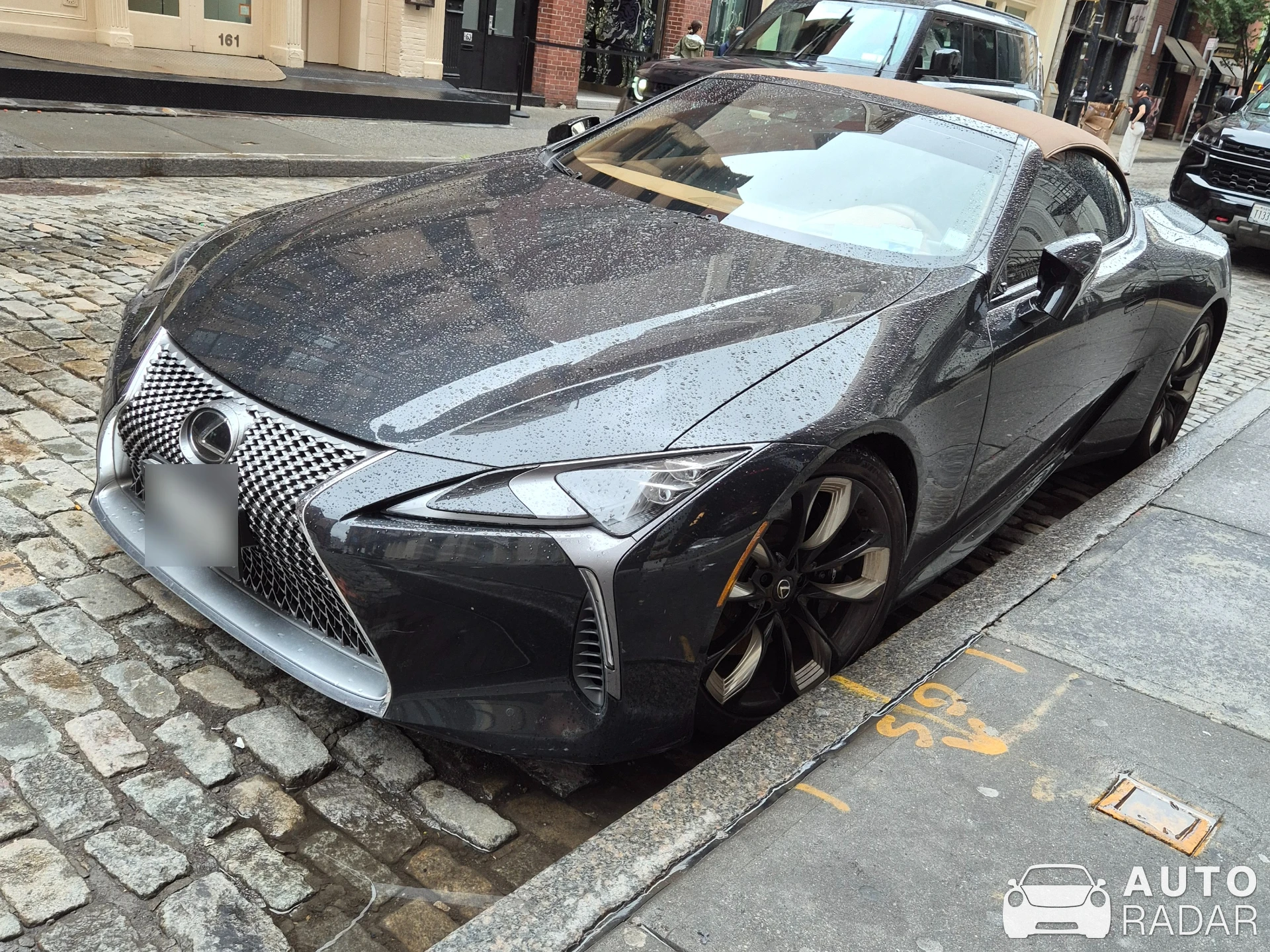 Lexus LC 500 Convertible spotted in New York