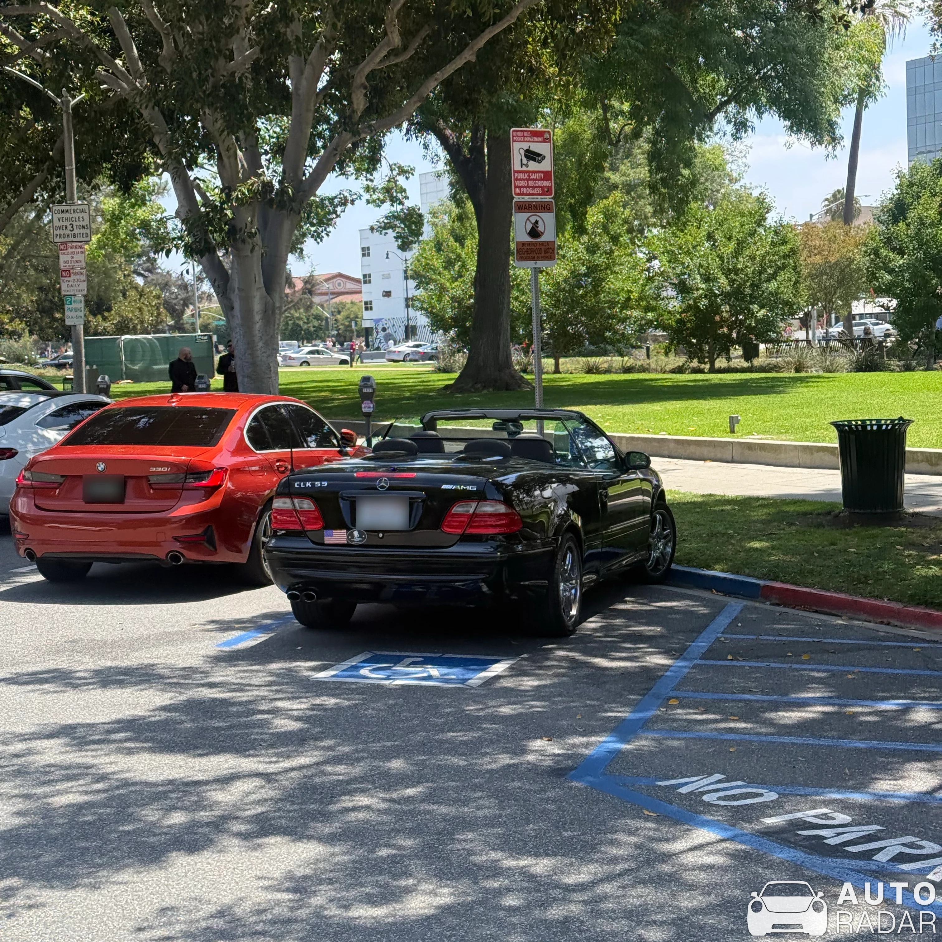 Mercedes-Benz CLK 55 AMG Cabriolet spotted in Beverly Hills