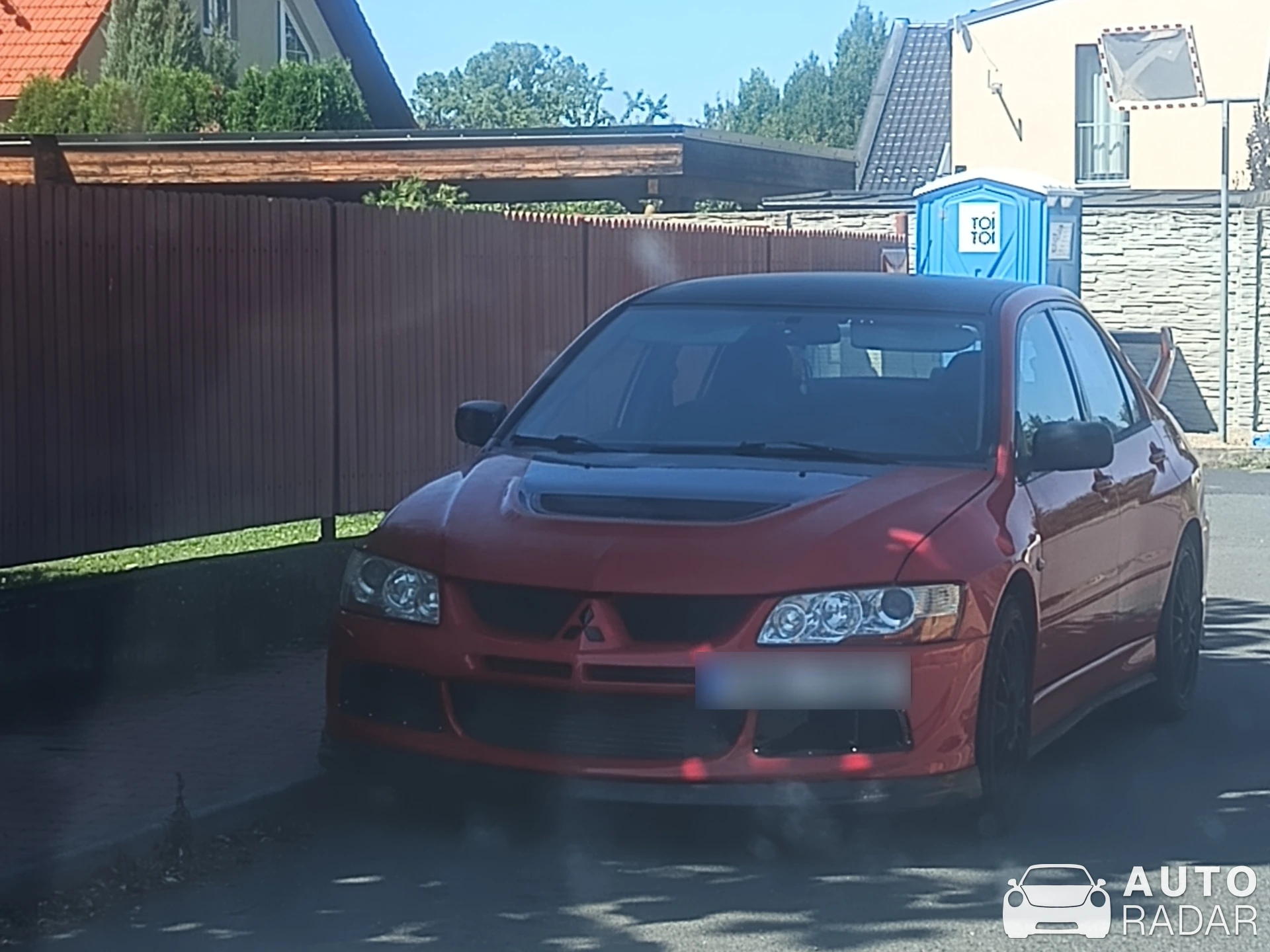 Mitsubishi Lancer Evolution IX spotted in Nelahozeves