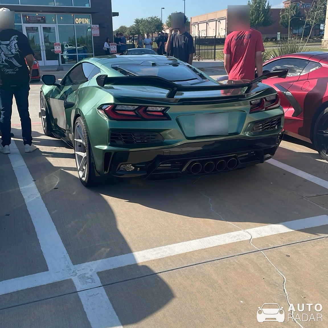 Chevrolet Corvette C8 spotted in Lewisville