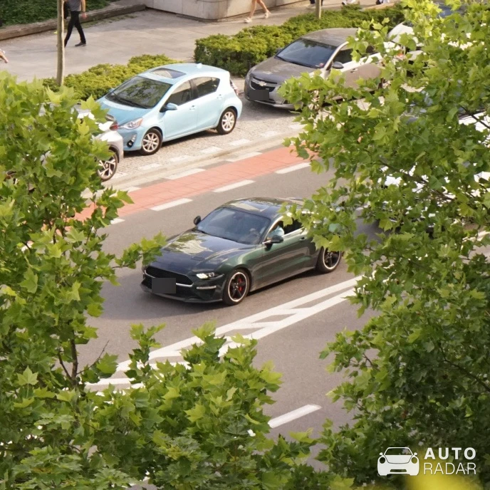 Ford Mustang Bullitt spotted in Varsova