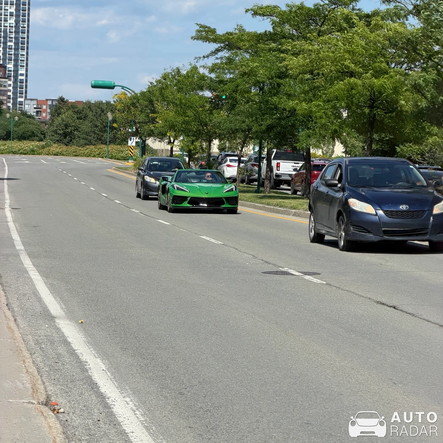 Chevrolet Corvette C8 Stingray spotted in Terrebonne