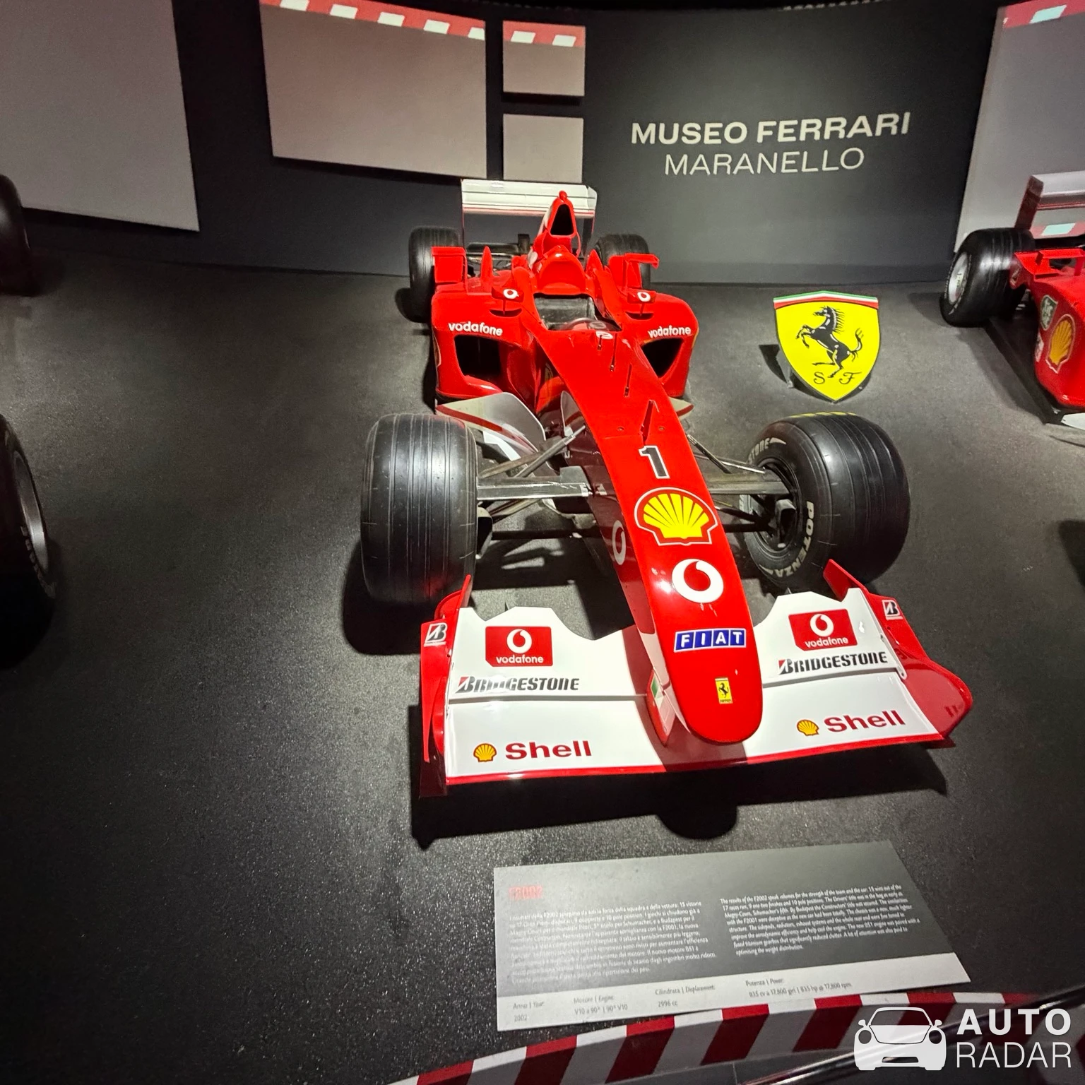 Ferrari F2002 spotted in Maranello