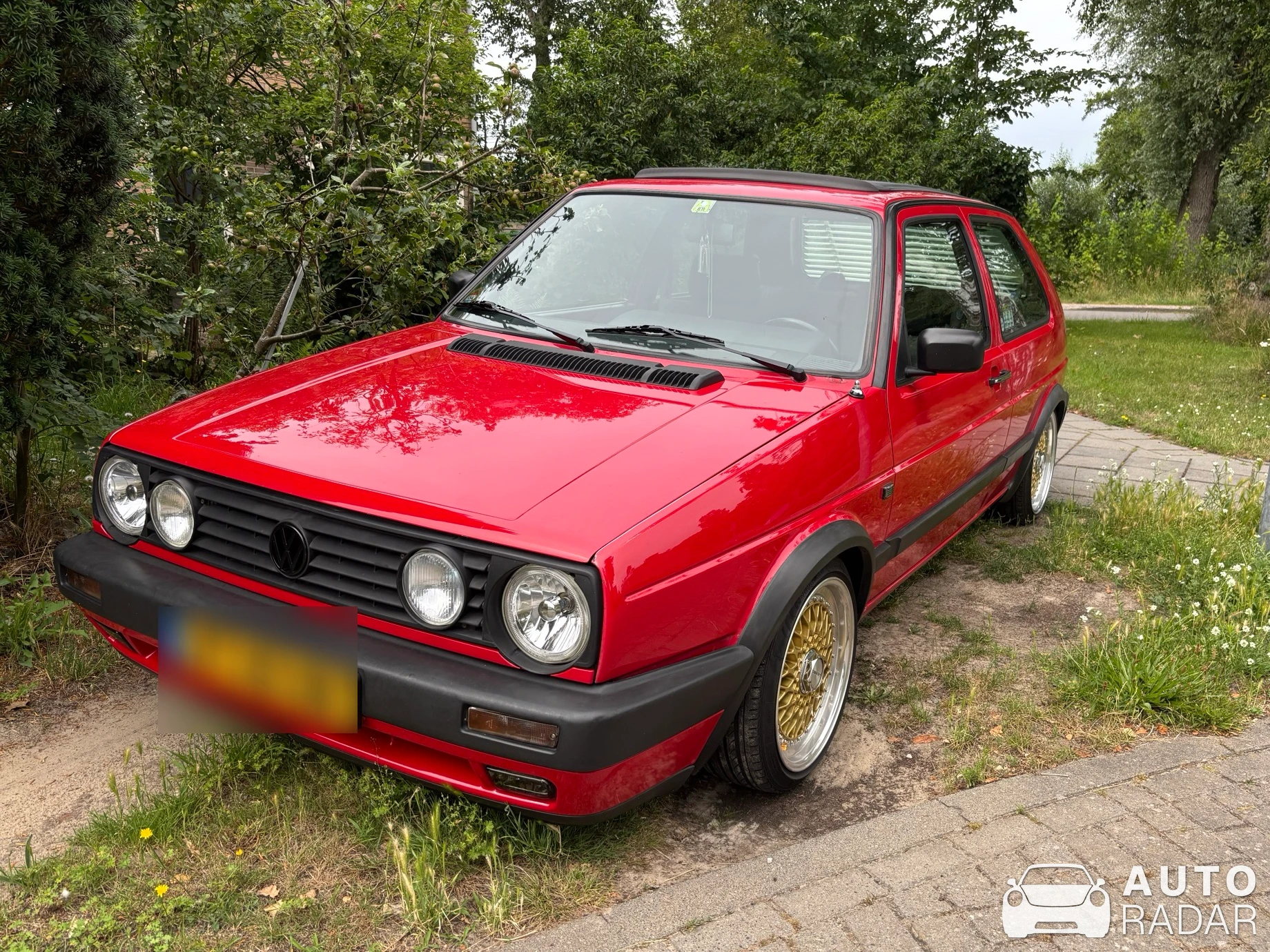 Volkswagen Golf Mk2 spotted in Schoorl
