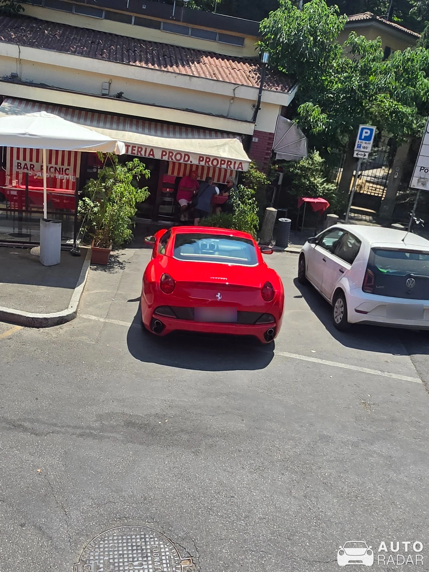 Ferrari California spotted in Bologna