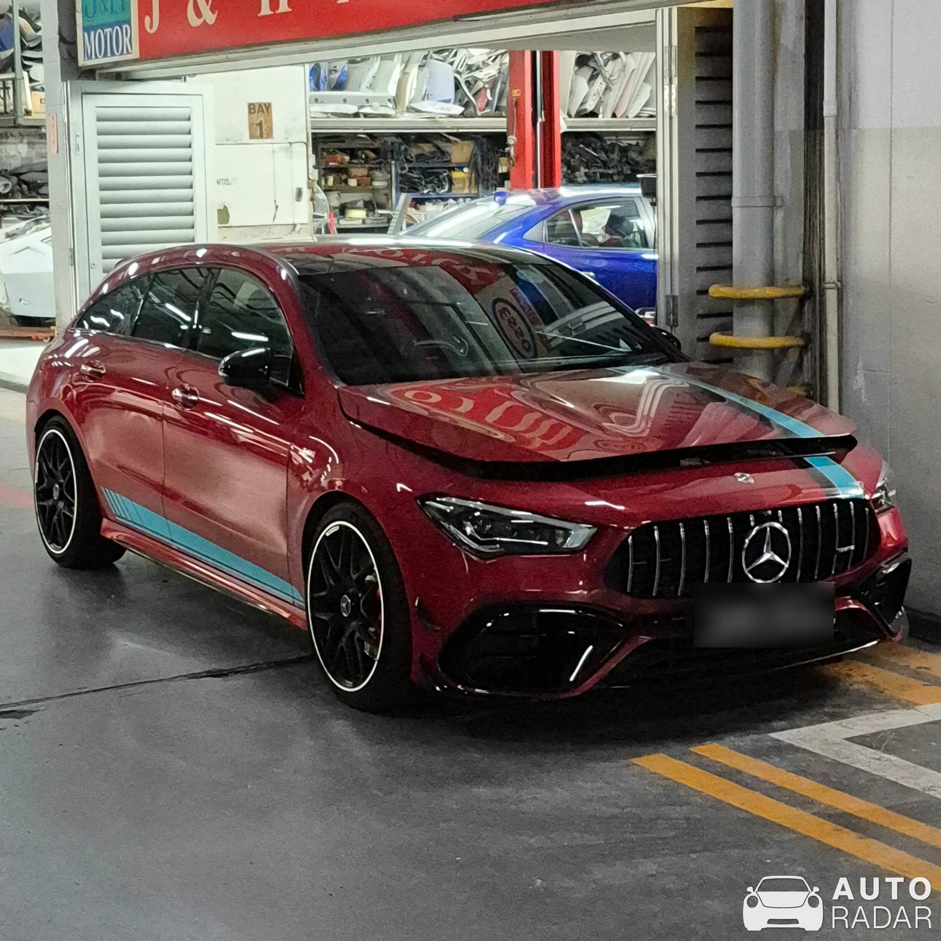 Mercedes-AMG CLA 45 S Shooting Brake X118 spotted in Singapore