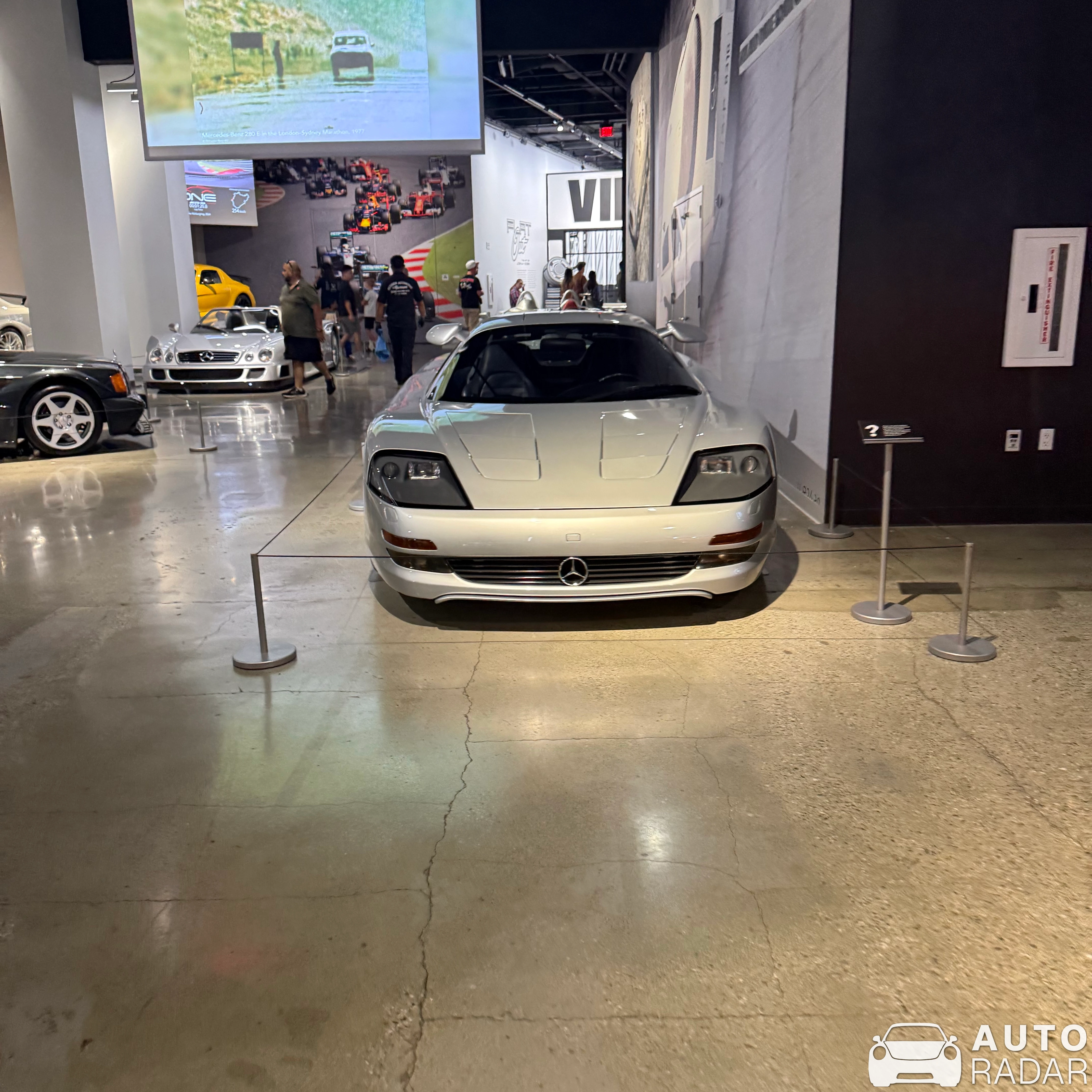 Mercedes-Benz C112 spotted in Los Angeles