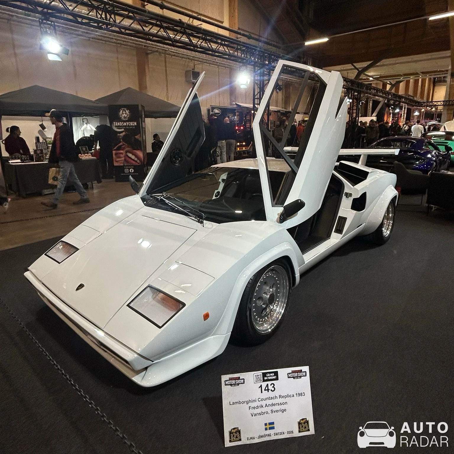 Lamborghini Countach spotted in Helsingborg