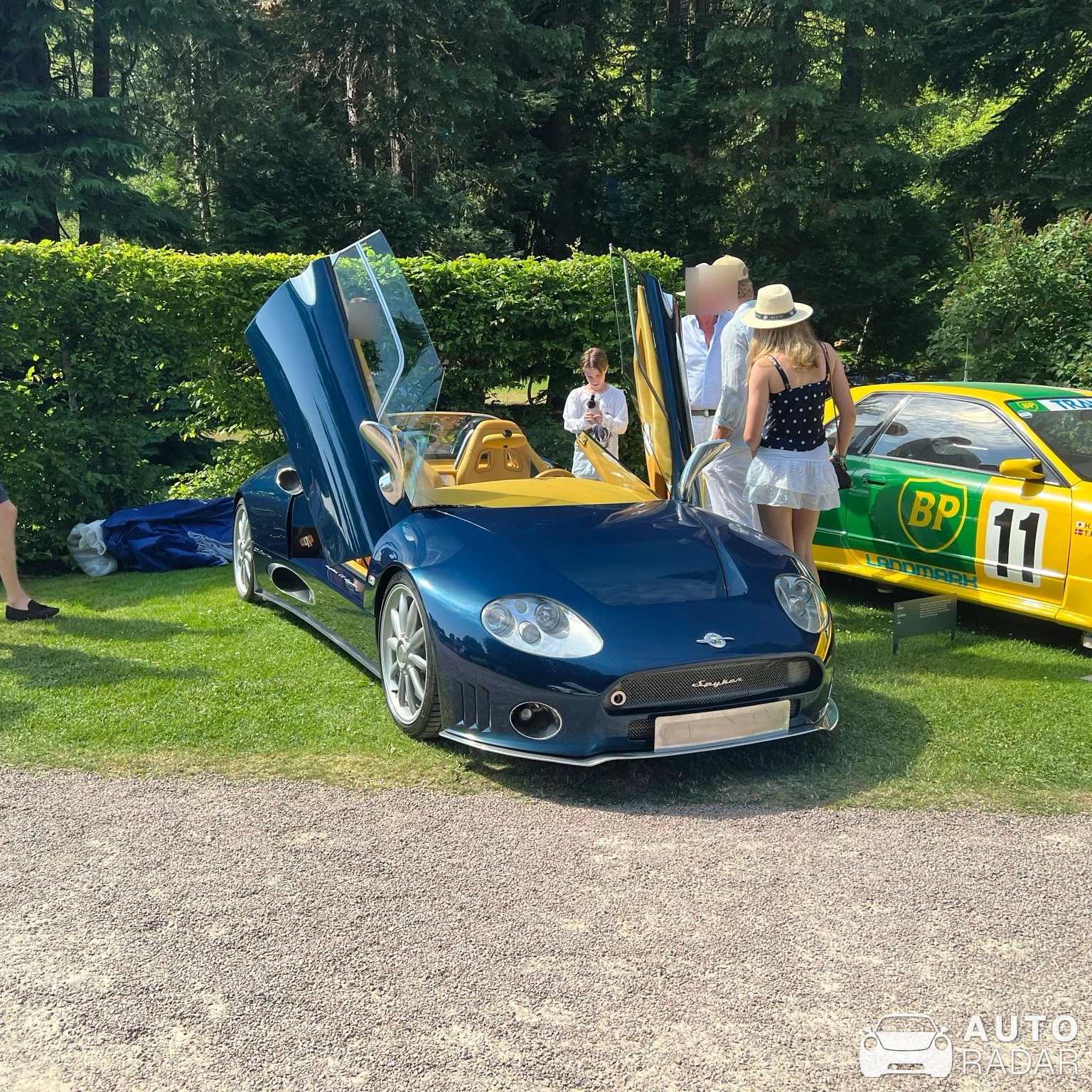 Spyker C8 spotted in Båstad