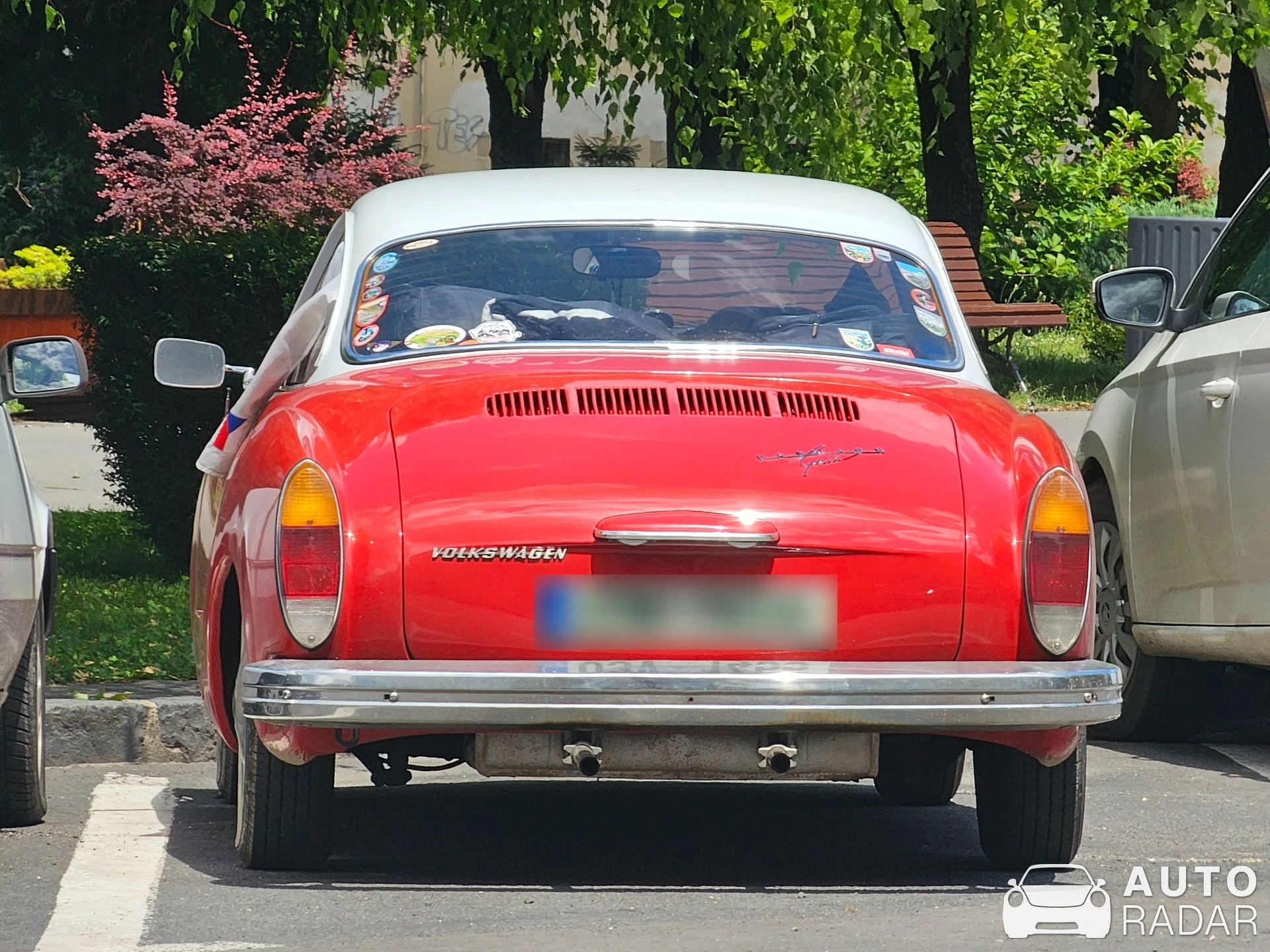 Volkswagen Type 14 Karmann-Ghia spotted in Brașov