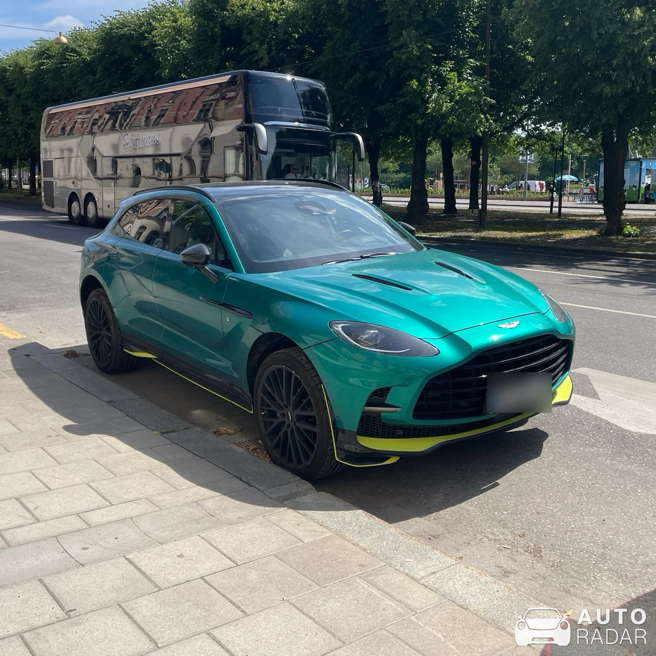 Aston Martin DBX707 AMR23 Edition spotted in Stockholm