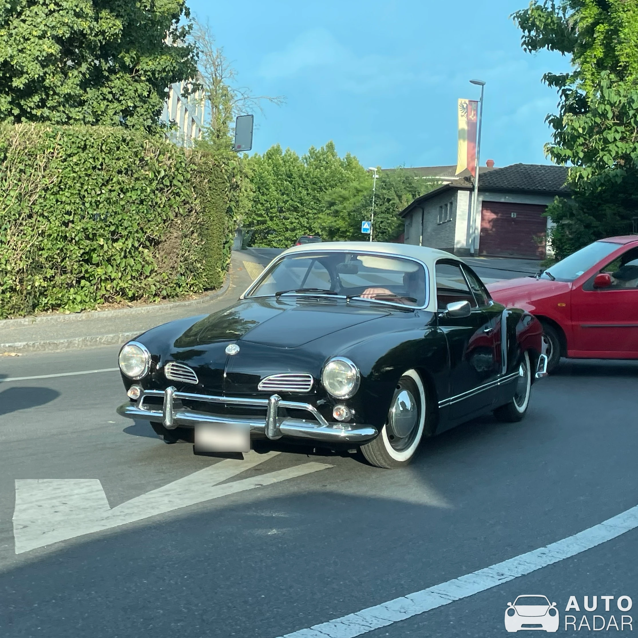 Volkswagen Type 14 Karmann-Ghia spotted in Grand-Lancy
