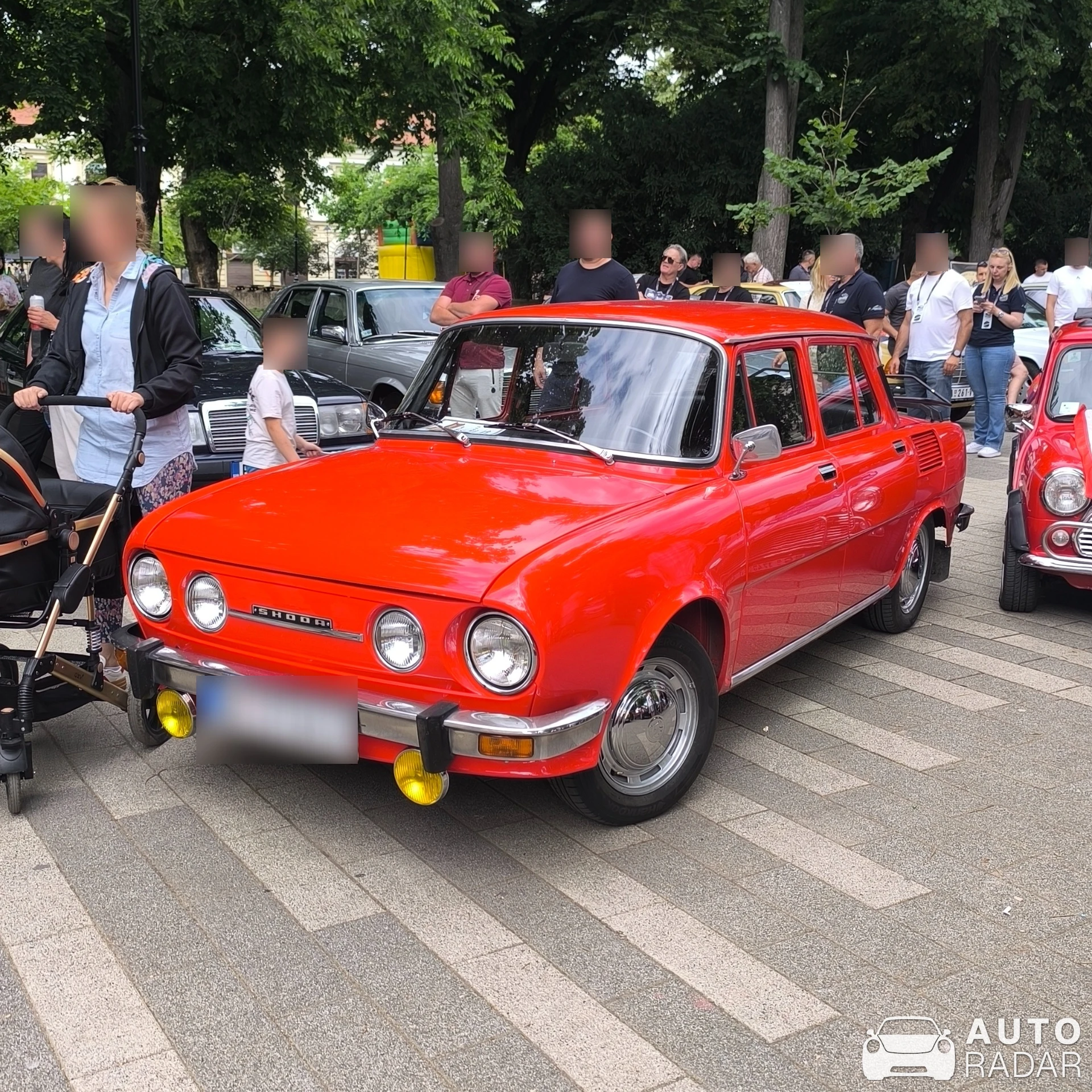 Škoda 110 spotted in Pančevo