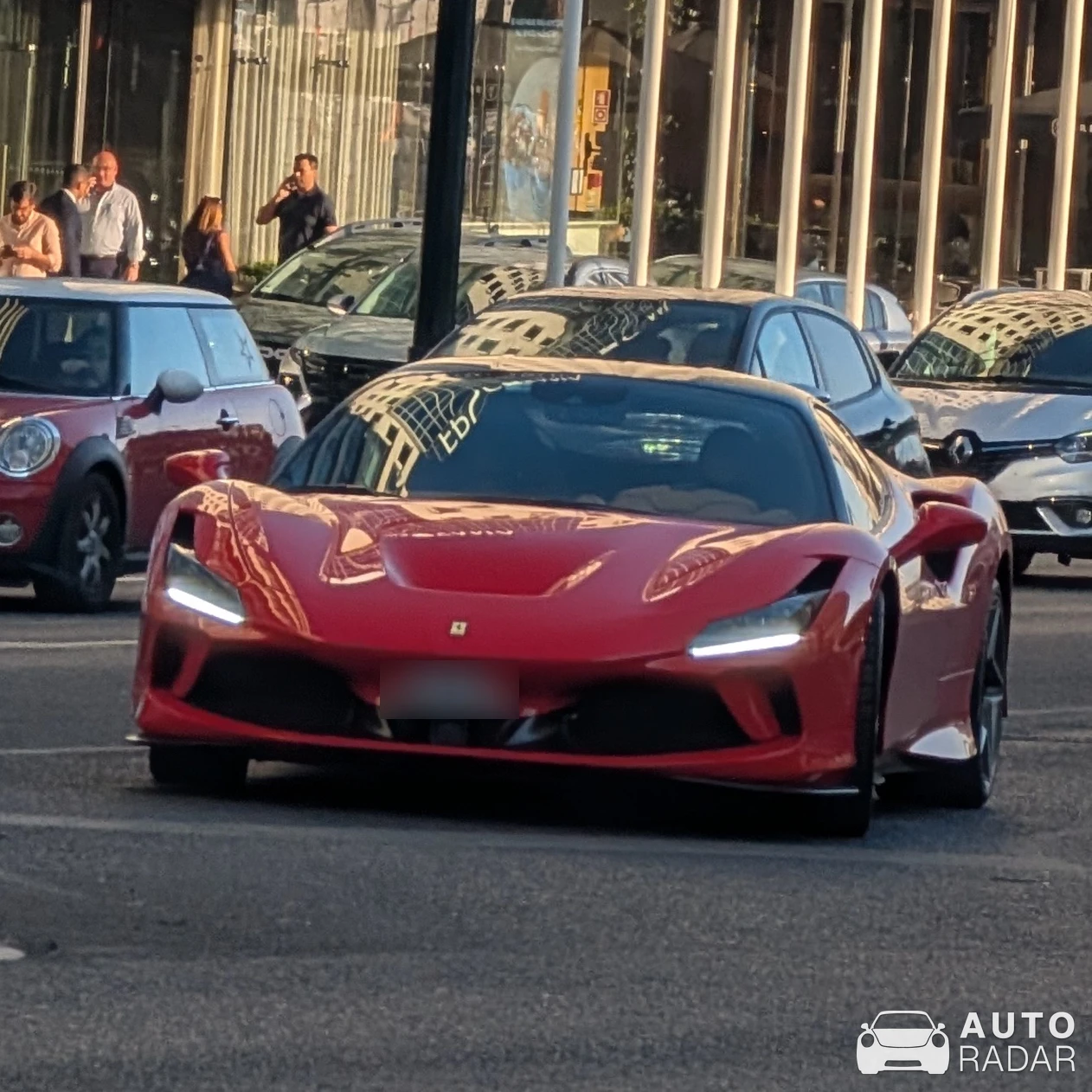 Ferrari F8 Tributo spotted in Lisbon
