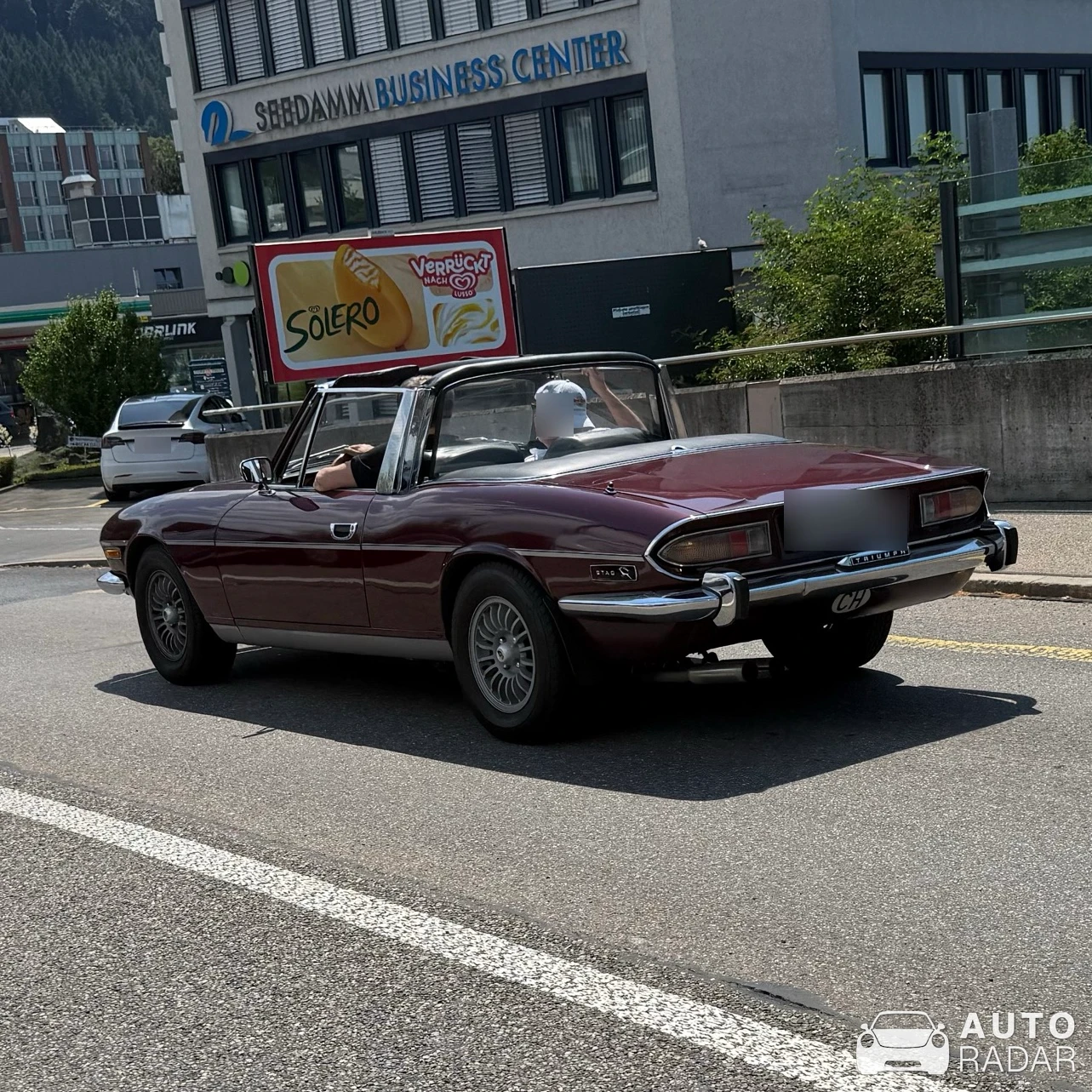 Triumph Stag spotted in Pfäffikon SZ