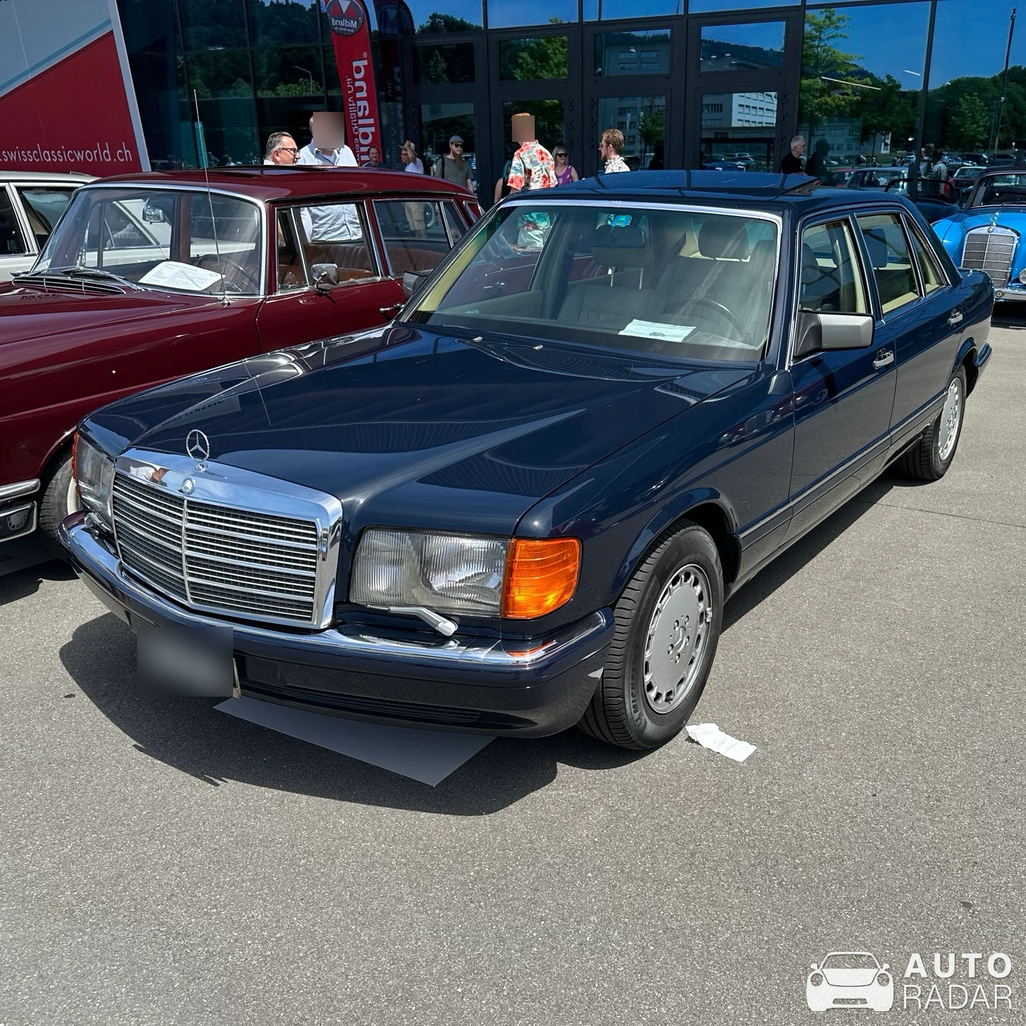 Mercedes-Benz W126 spotted in Luzern
