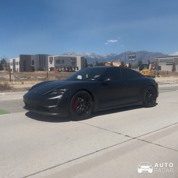 Porsche Taycan spotted in American Fork