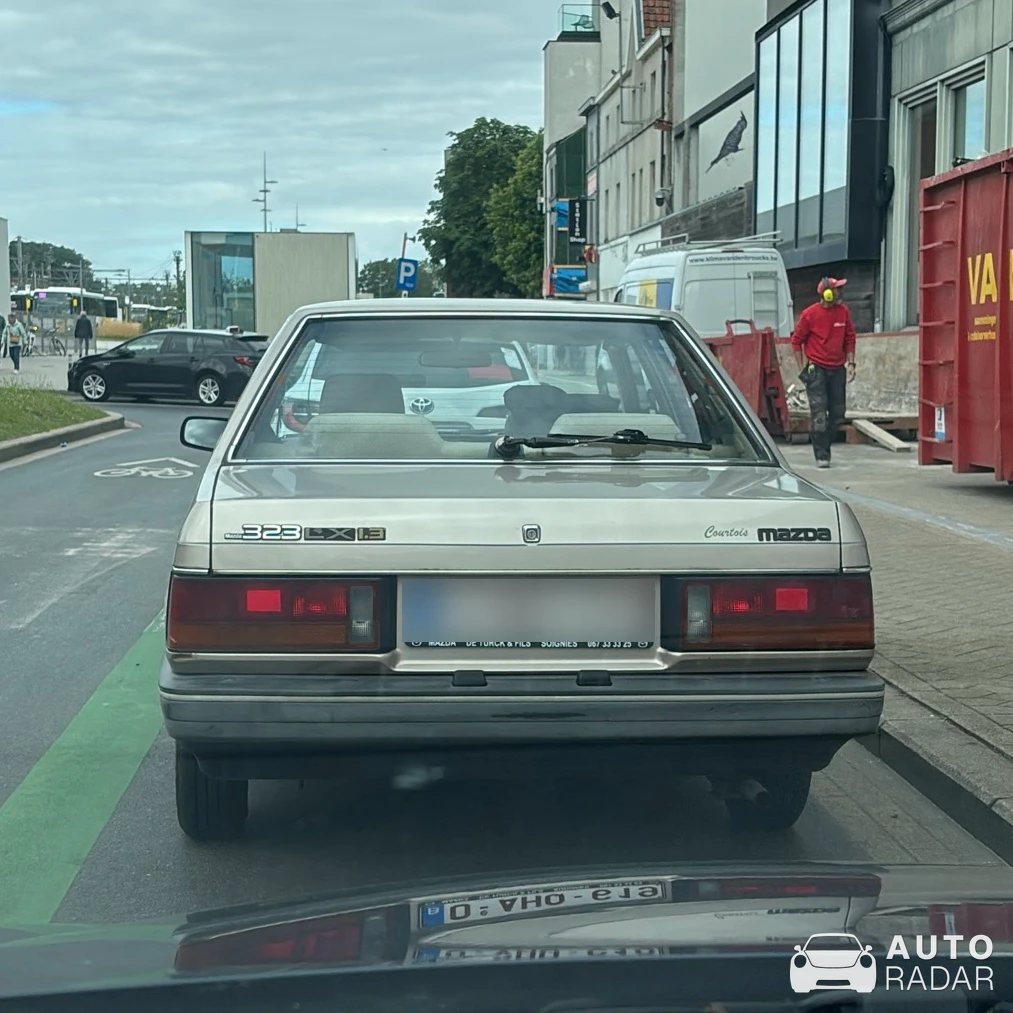 Mazda 323 spotted in Kortrijk