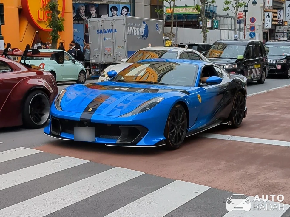 Ferrari 812 Competizione Tailor Made spotted in 渋谷区