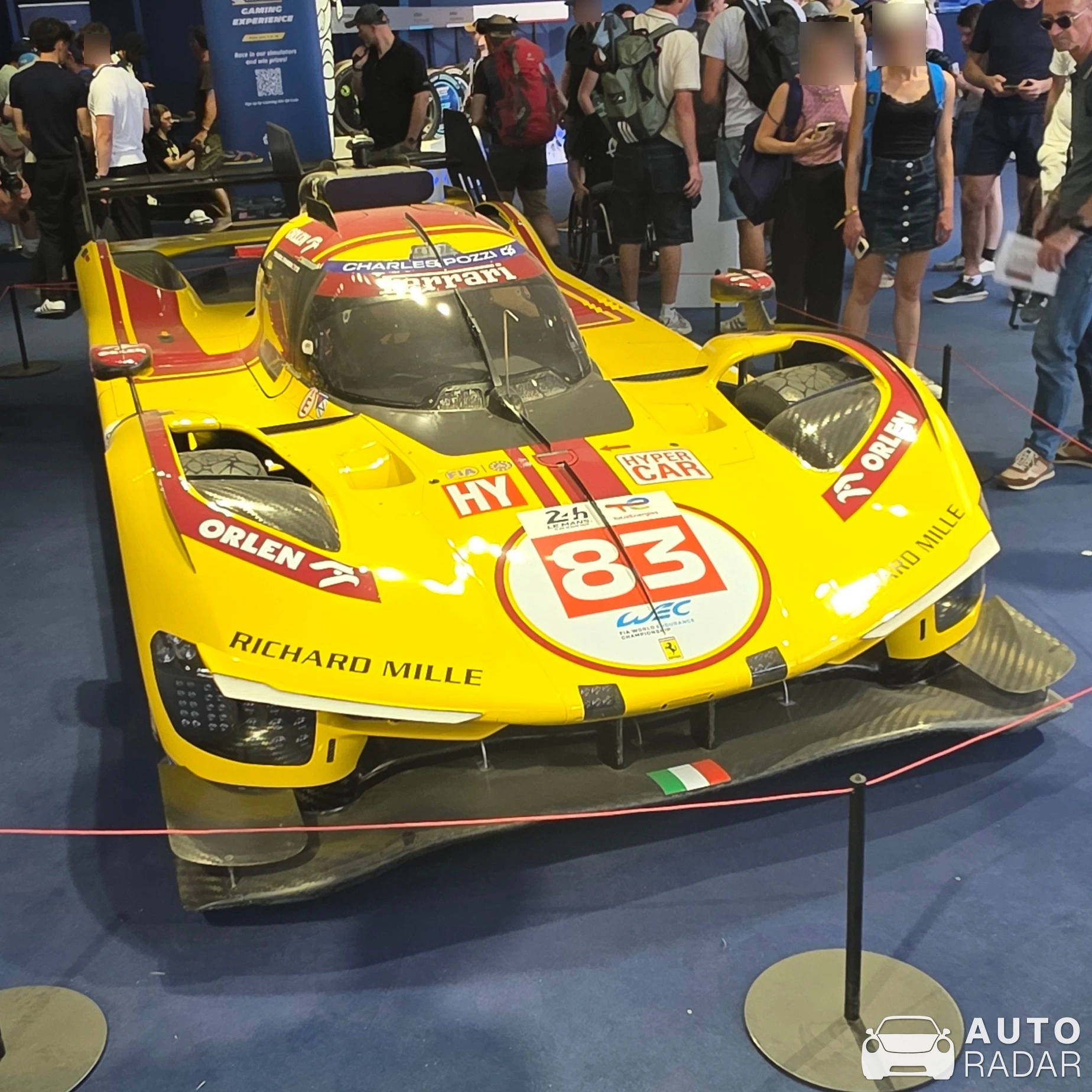 Ferrari 499P spotted in Le Mans