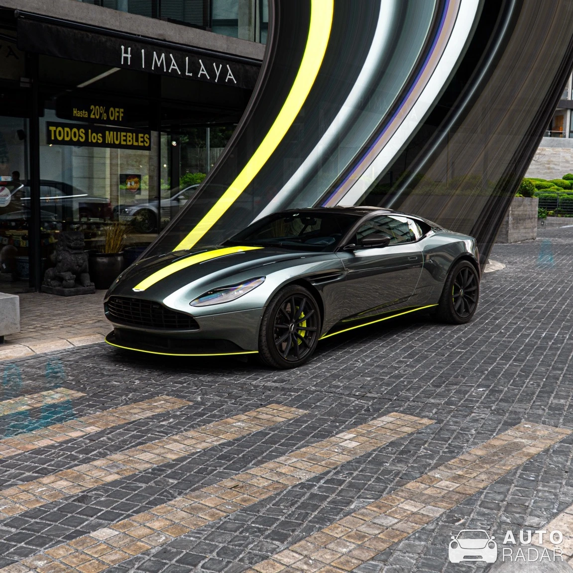 Aston Martin DB11 AMR spotted in Lo Barnechea