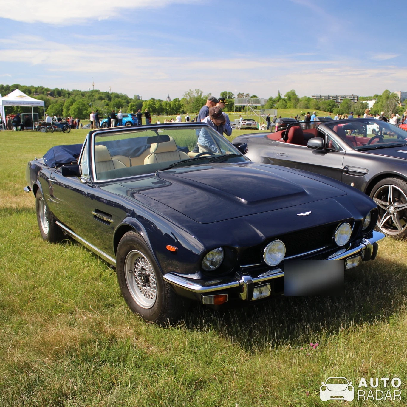 Aston Martin V8 Vantage Volante 1986-1989 spotted in Stockholm